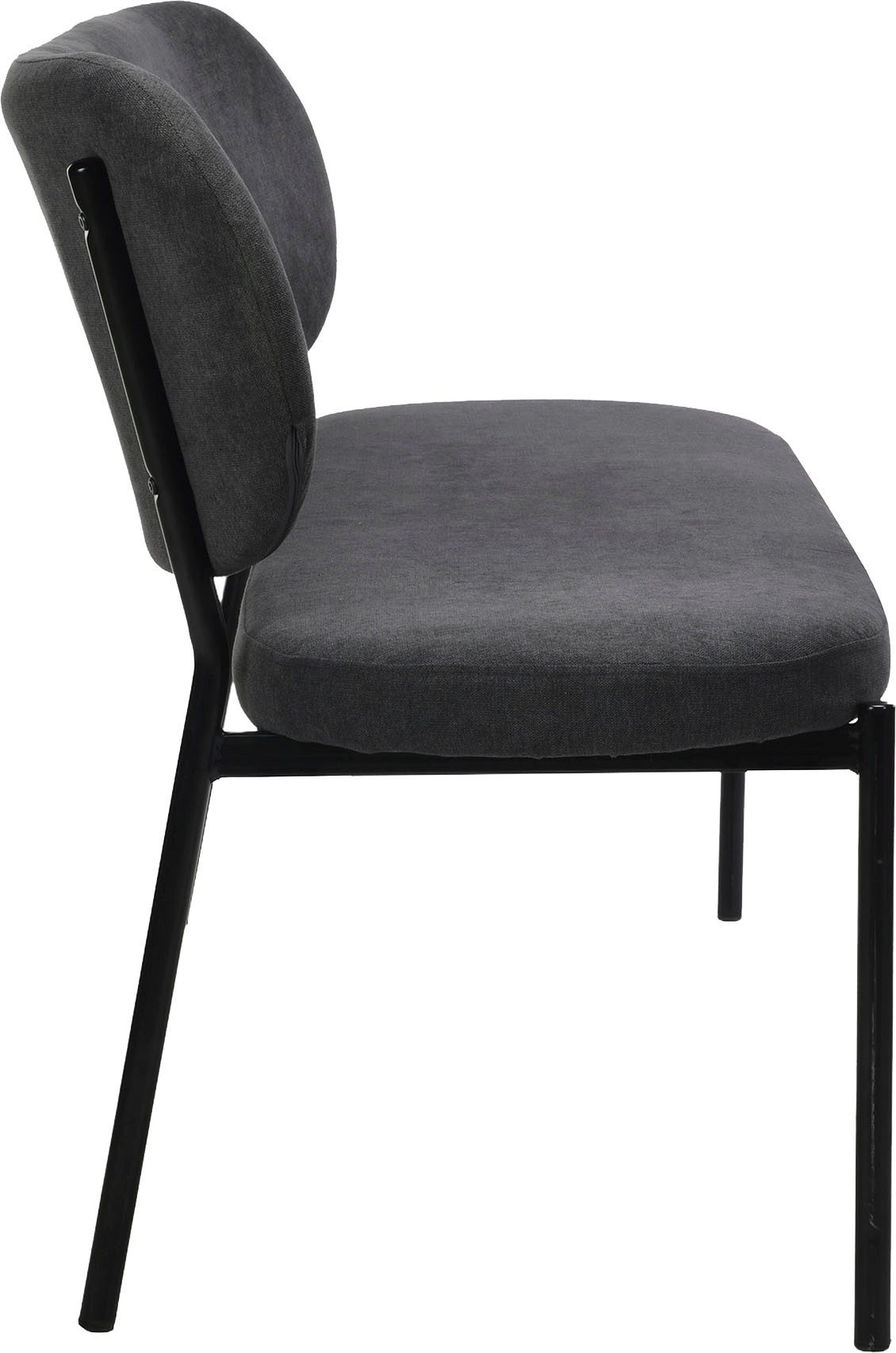 byLIVING Zitbank Jersey met geweven stof bekleding, met rugleuning, breedte 160 cm