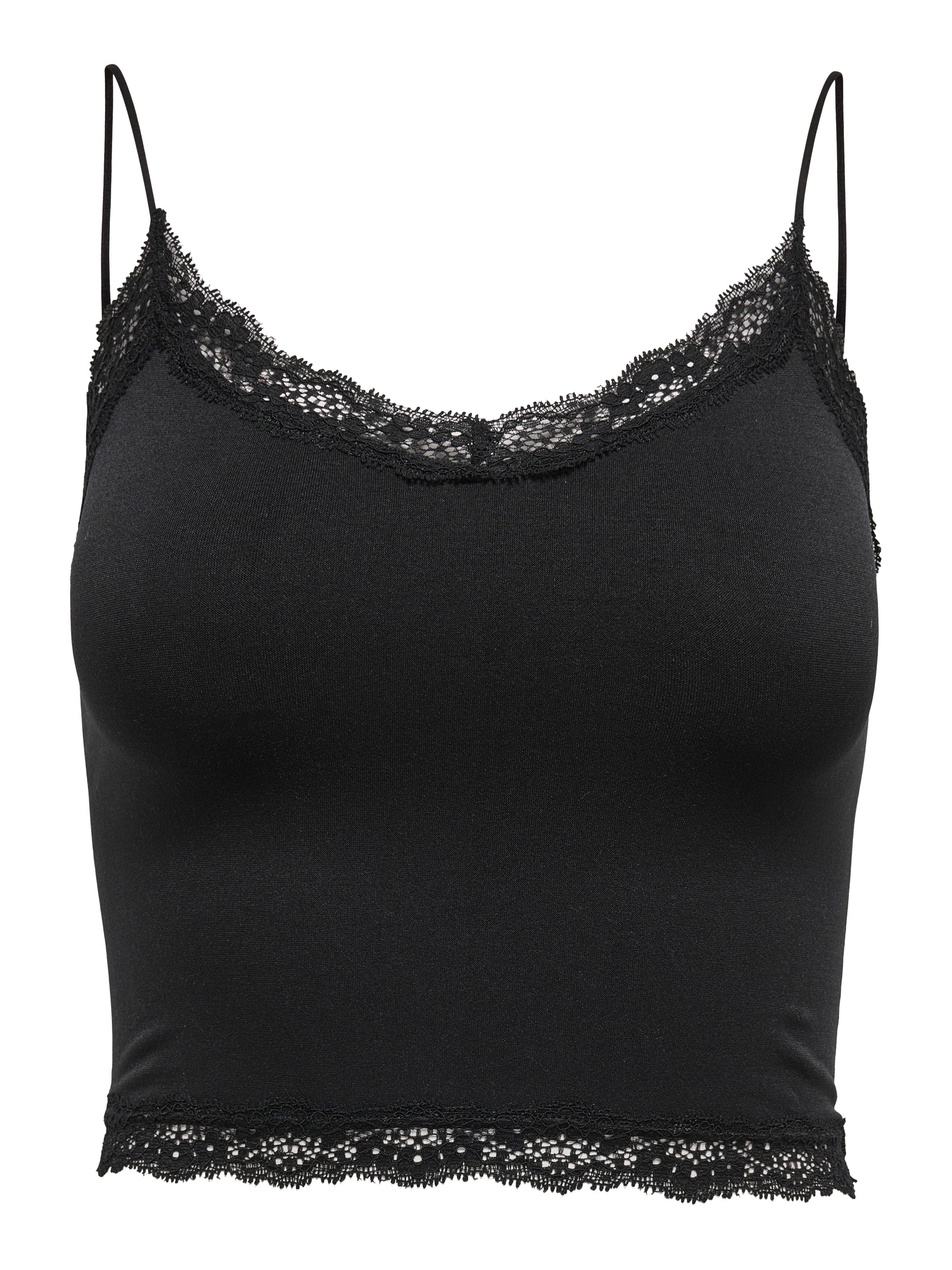 Only Top ONLVICKY LACE SEAML 2-PACK CROPPED TOP (set, 2-delig)