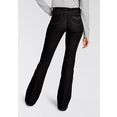 arizona bootcut jeans comfort fit high waist zwart
