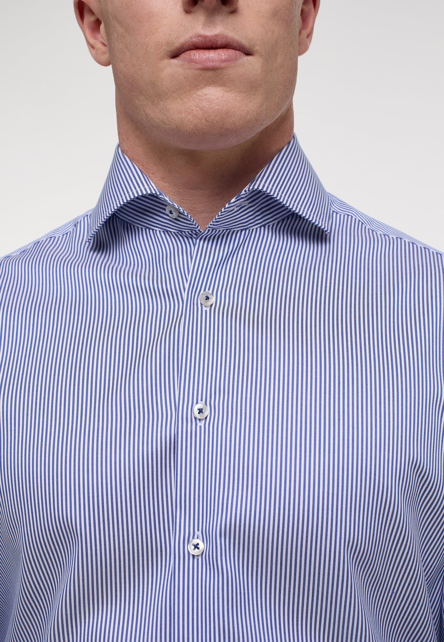 Eterna Overhemd met lange mouwen MODERN FIT NON IRON (strijkvrij)