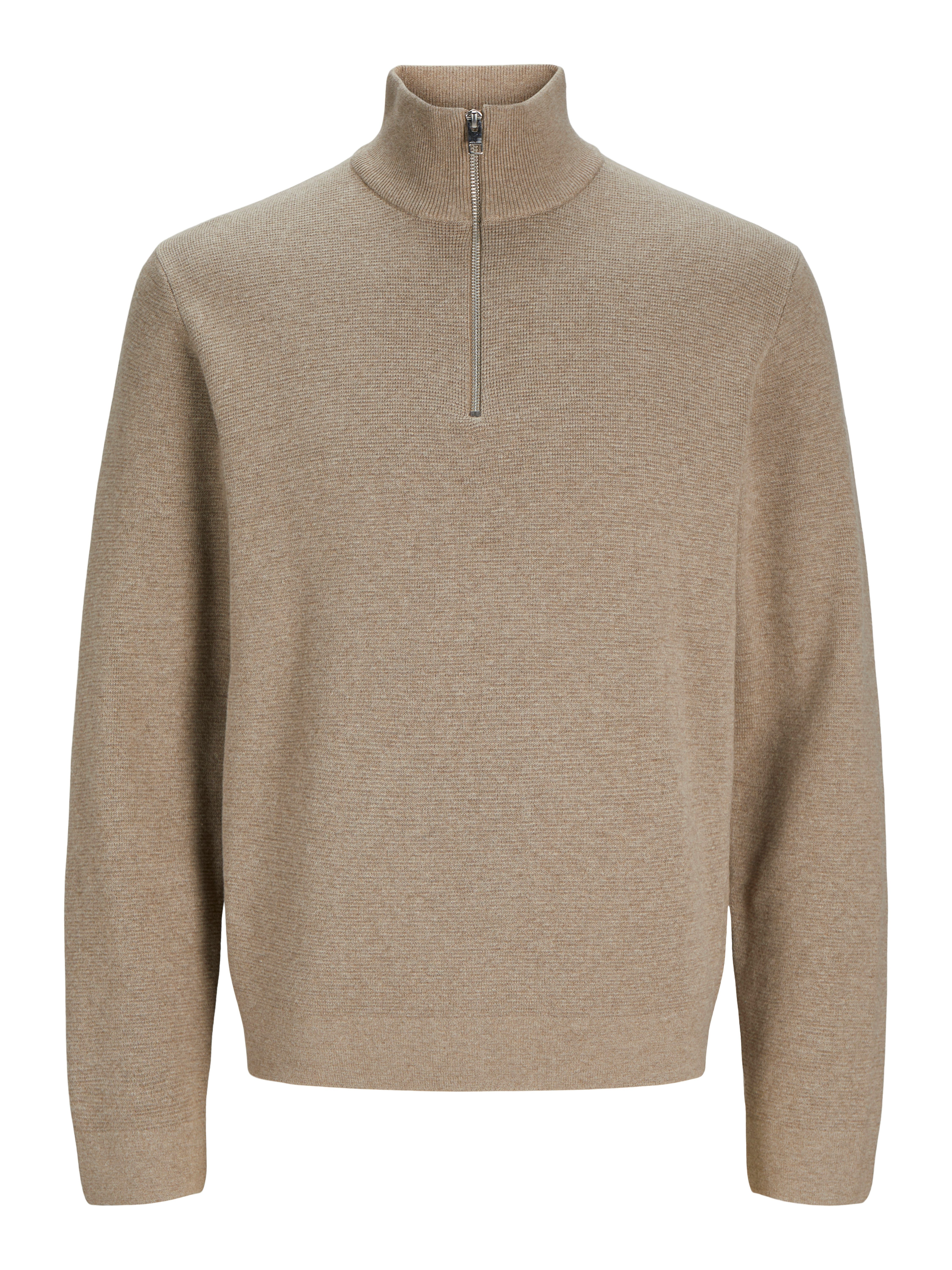 Jack & Jones Schipperstrui JPRBLAMILANO STITCH KNIT HALF ZIP SN