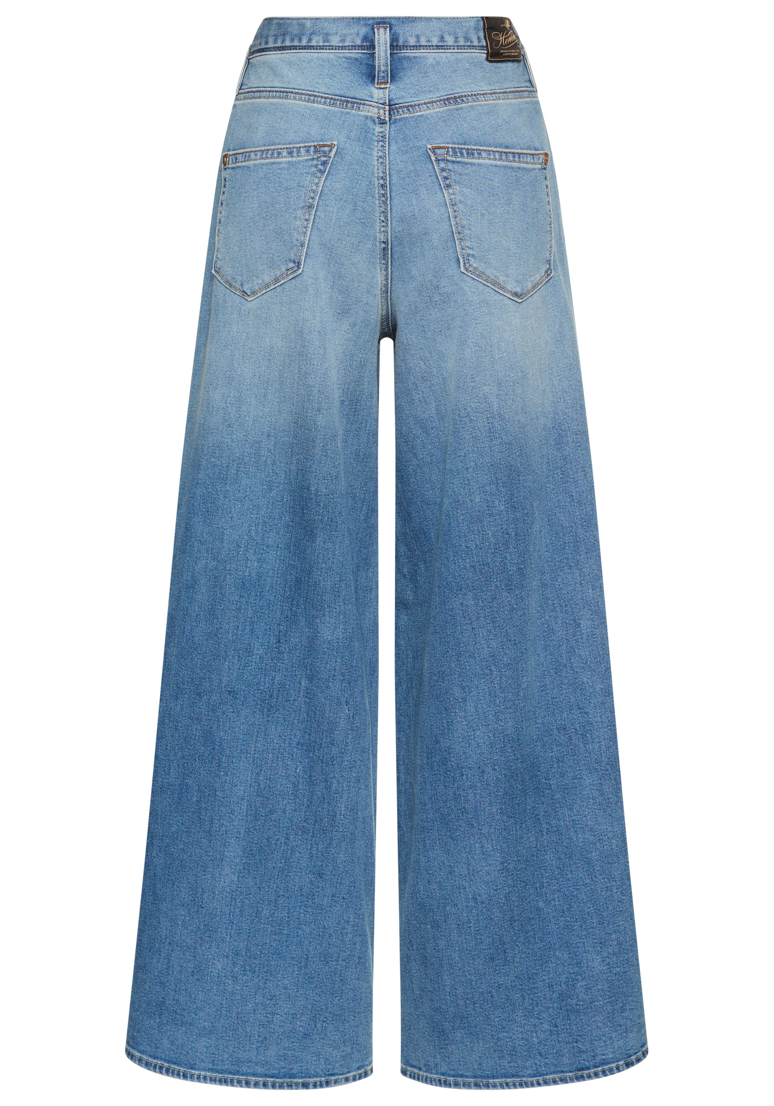 Herrlicher High-waist jeans Shyra Palazzo Denim Comfort