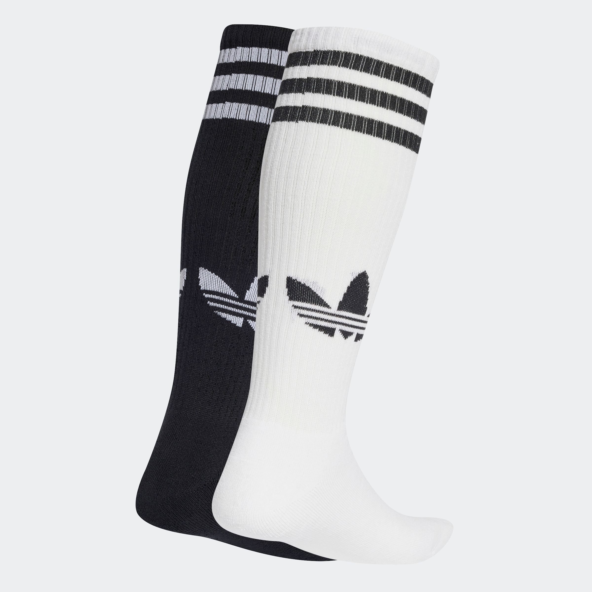 adidas Originals Sportsokken KNEE SOCK 2PP Kniesokken met drie strepen, 2-pack (2 paar)