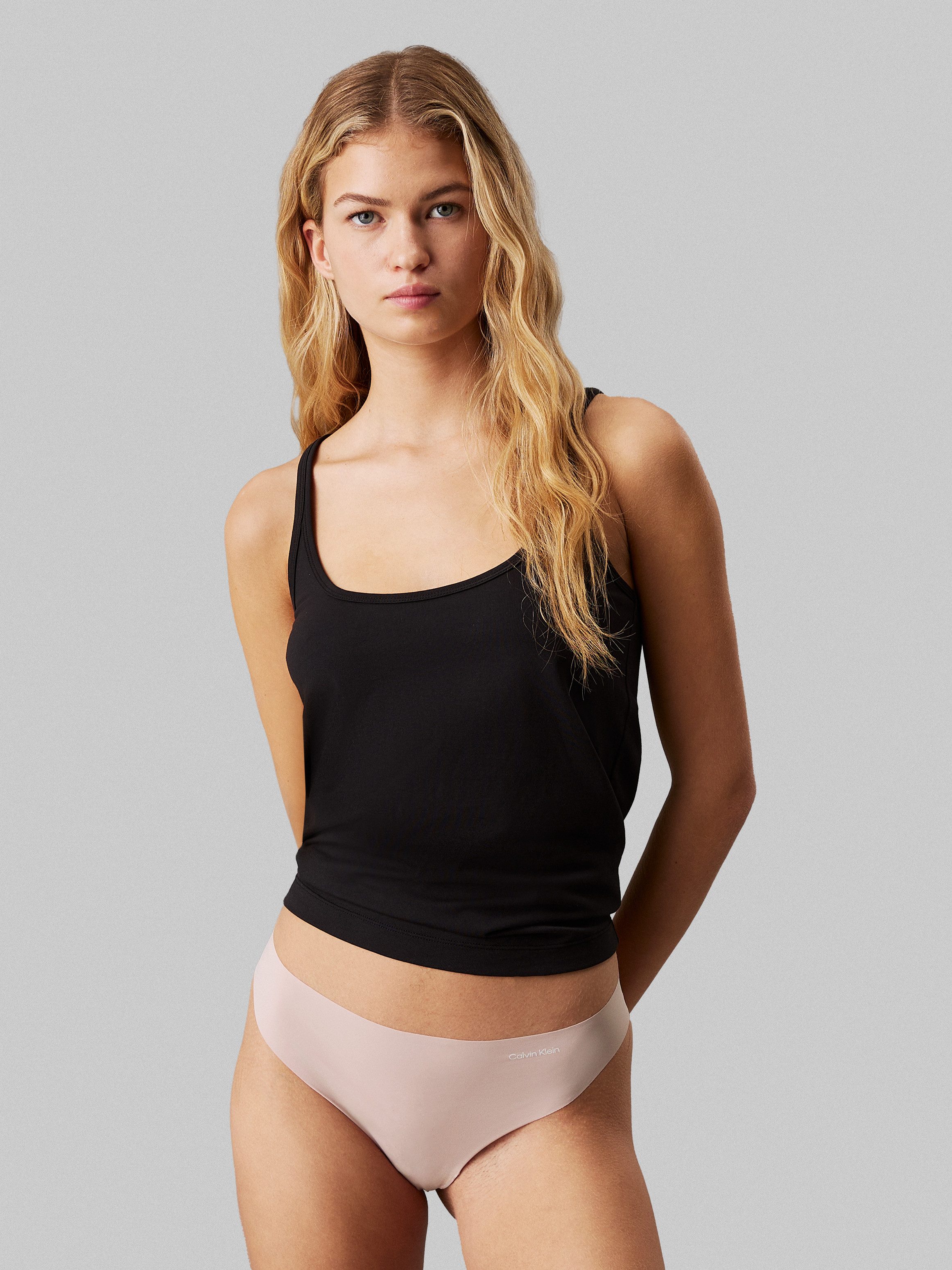 Calvin Klein Tanga THONG 3PK met logo-opschrift (Set van 3)