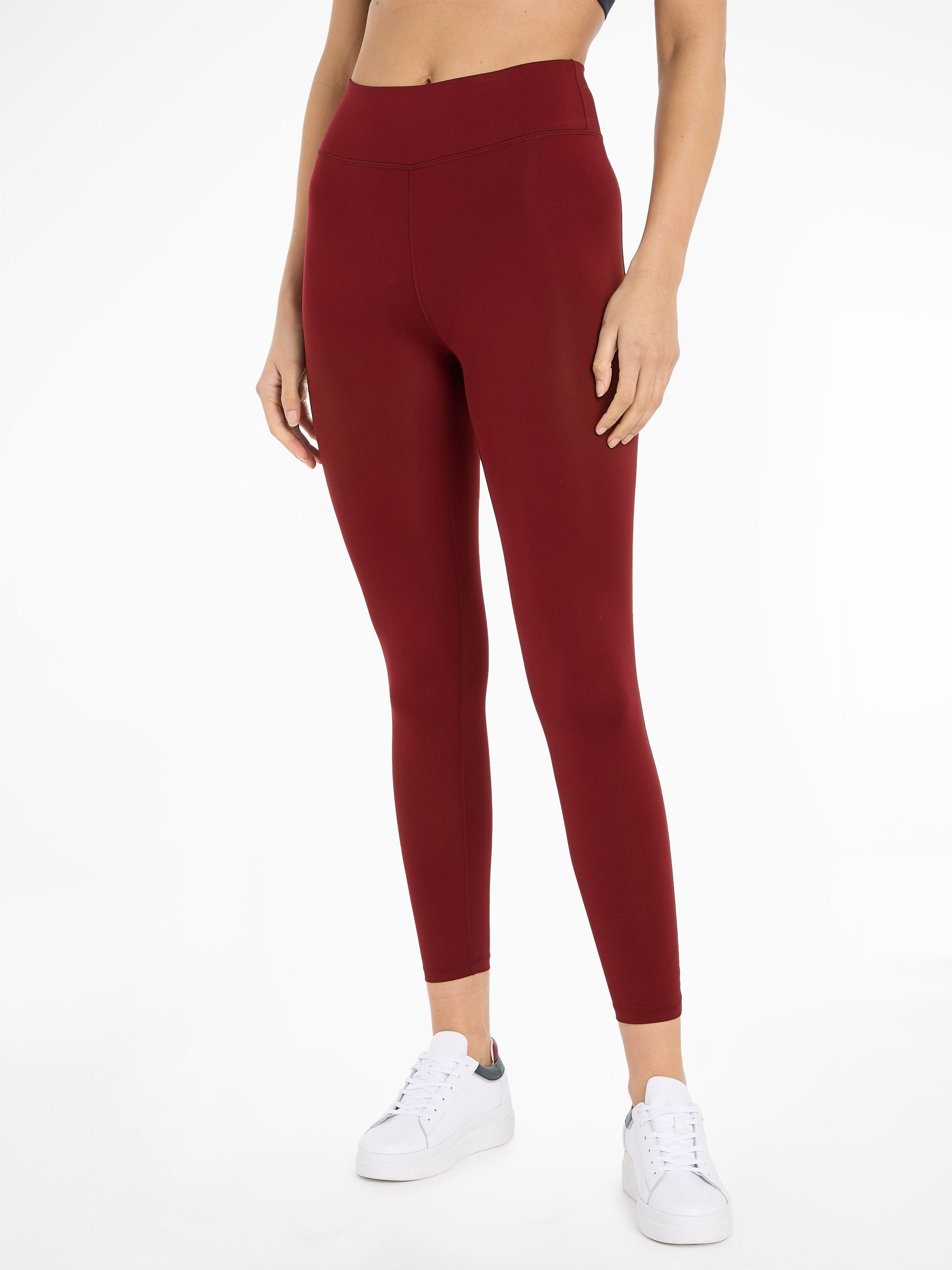 TOMMY SPORT Functionele legging ESS RW MINI CORP LEGGING 7/8 in 7/8 lengte, hoge tailleband,...