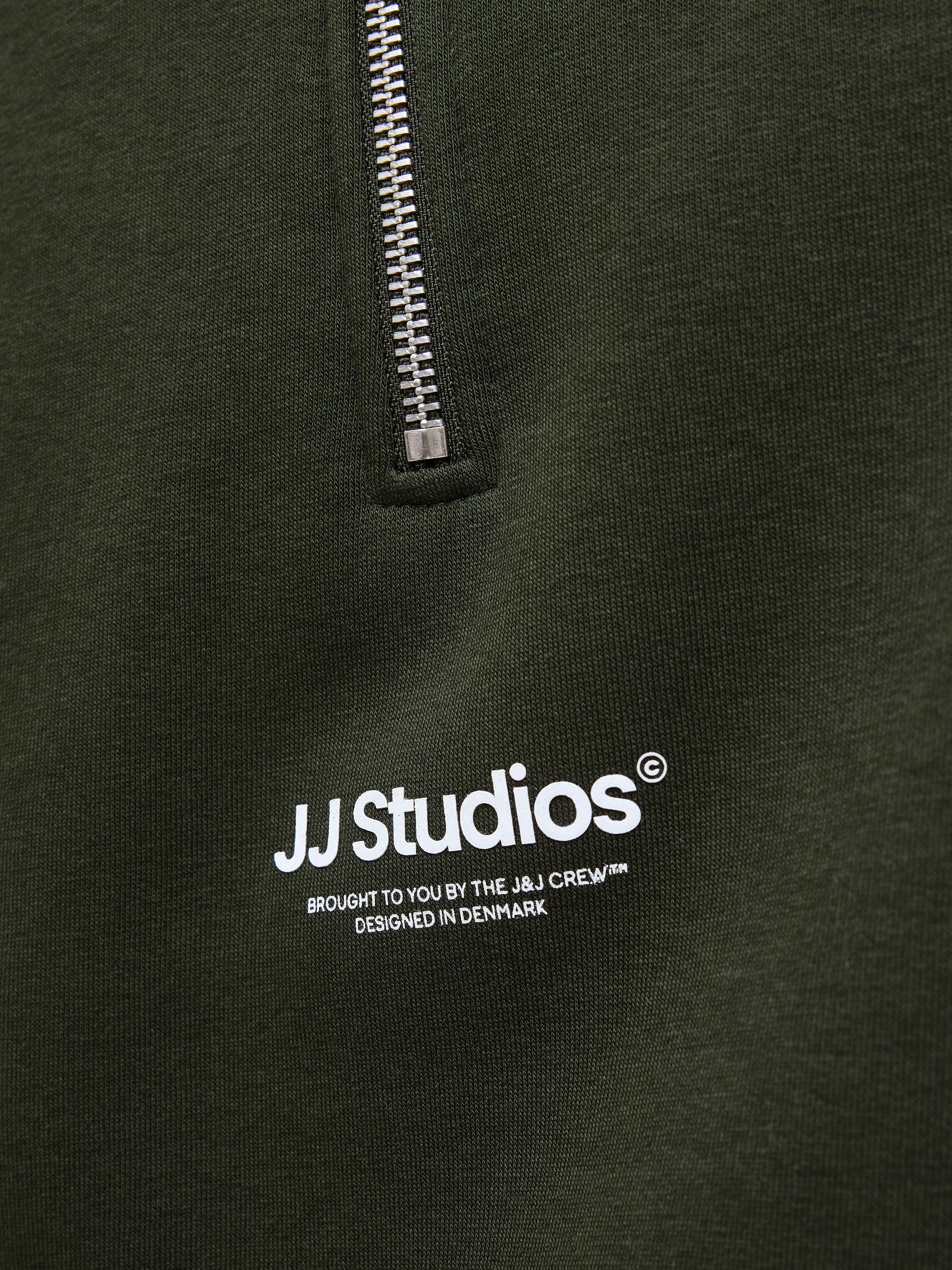 Jack & Jones PlusSize Sweatshirt JJESOHO SWEAT QUARTER ZIP HN NOOS PLS