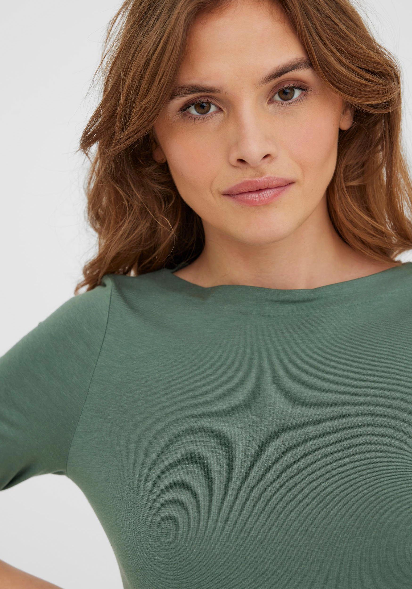 Vero Moda Shirt met 3/4 mouwen VMPANDA MODAL 3/4 TOP JRS NOOS