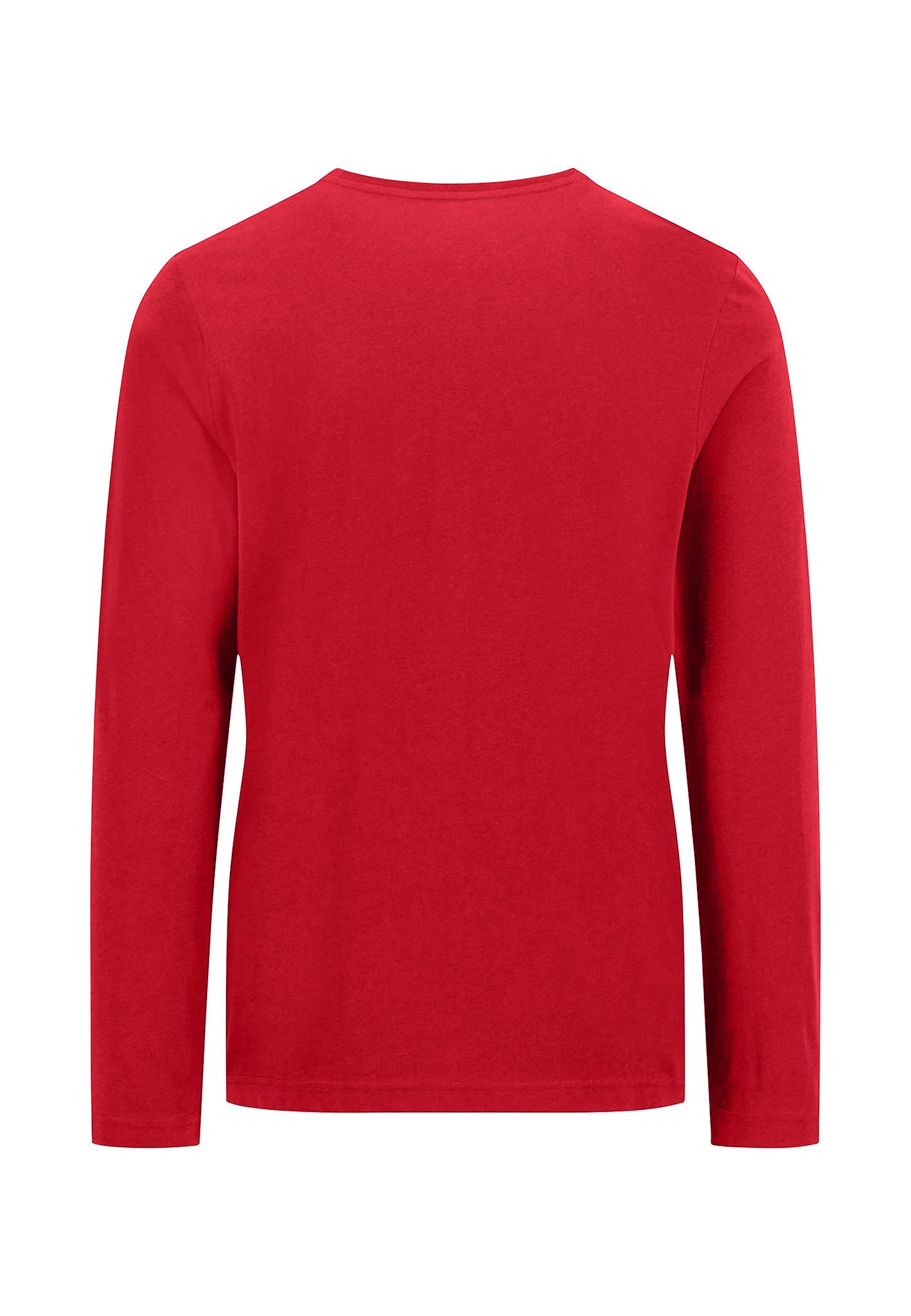 FYNCH-HATTON Shirt met lange mouwen met logo-borduursel op de borst