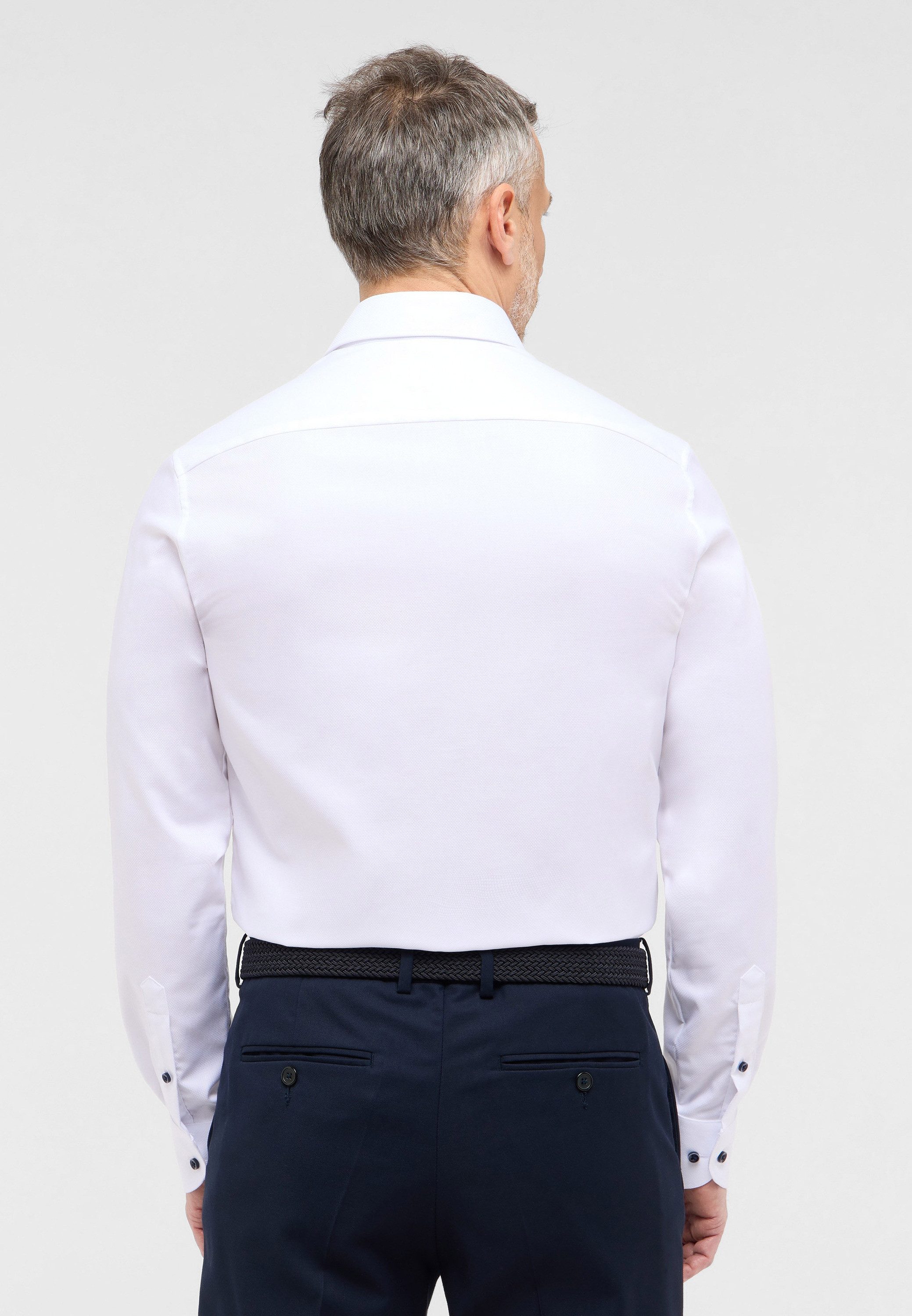 Eterna Overhemd met lange mouwen Slim fit NON IRON (strijkvrij)