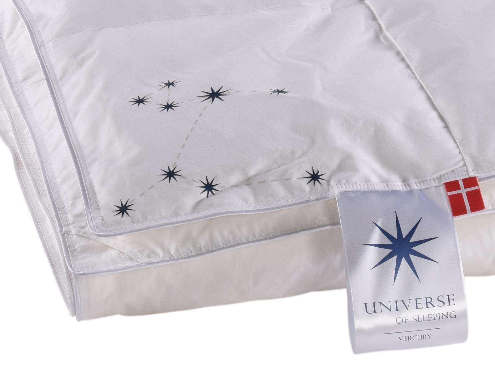 UNIVERSE OF SLEEPING Donzen dekbed Mercury, voor zomer & winter, natuurlijke materialen, Made in Denmark (1 stuk)