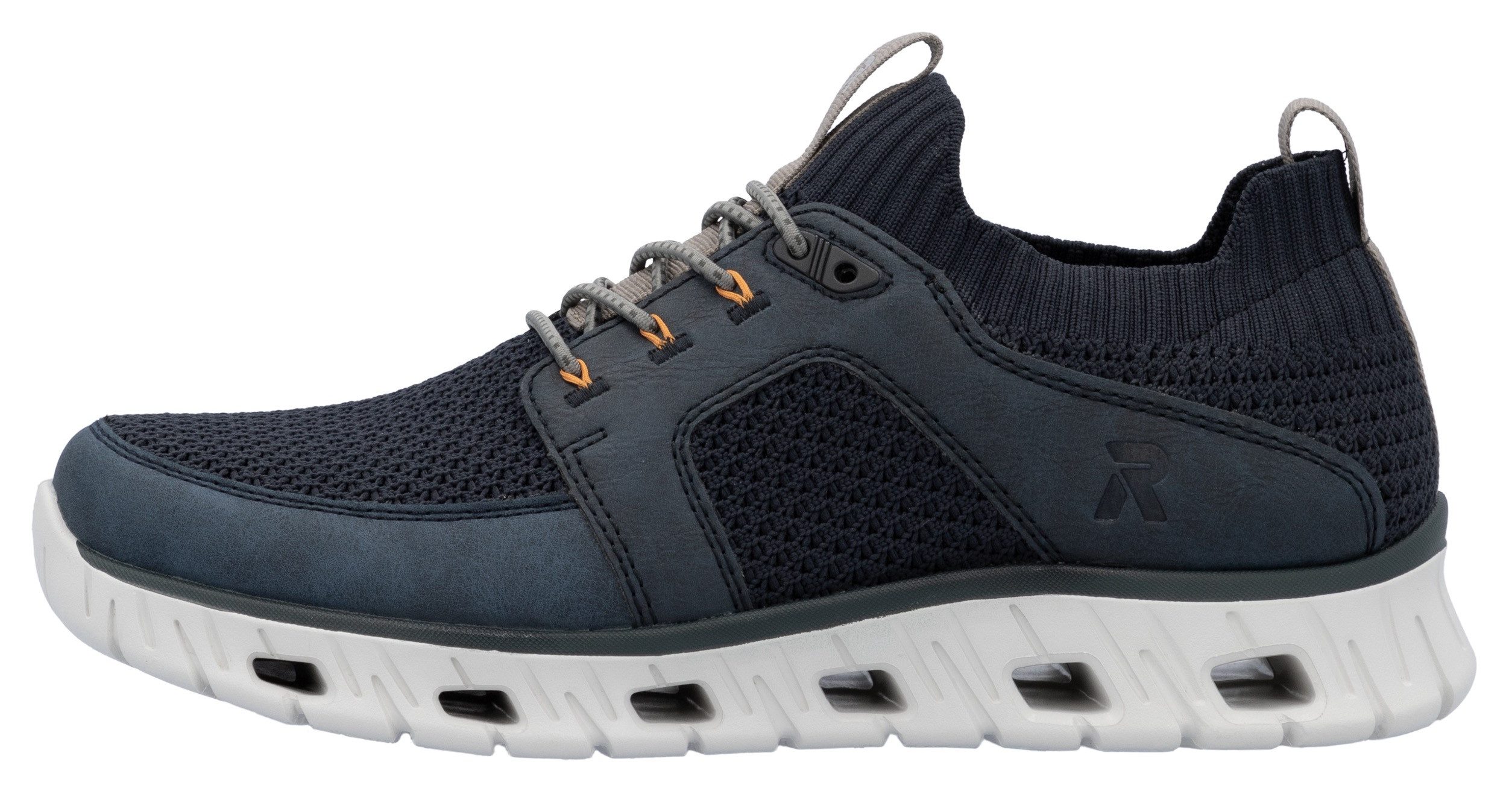 RIEKER Sport Slip-on sneakers , lage schoen, vrijetijdsschoen, slipper met modieuze loopzool