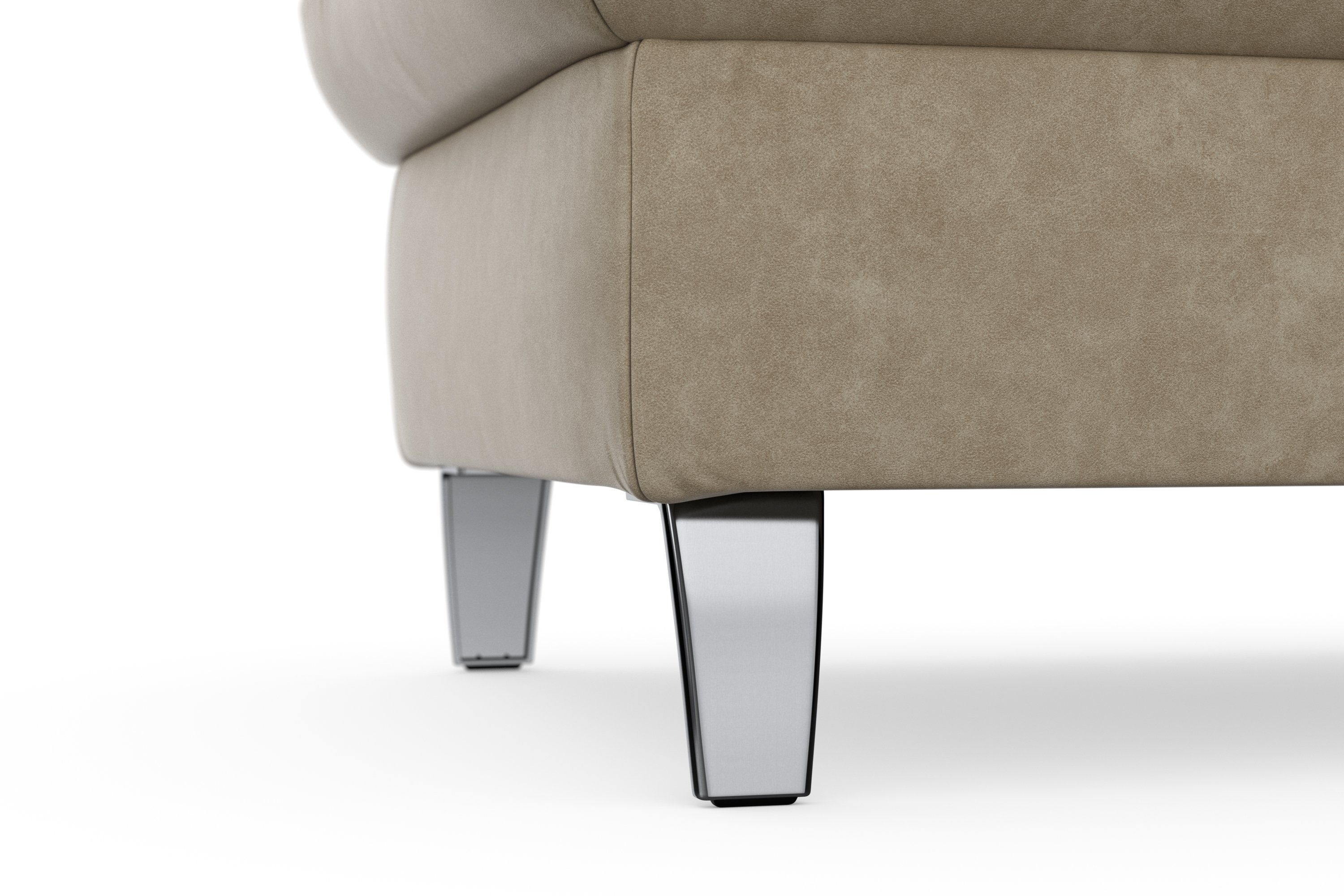 sit&more Hocker met bergruimte Maggiore met bergruimte en moderne metalen poten