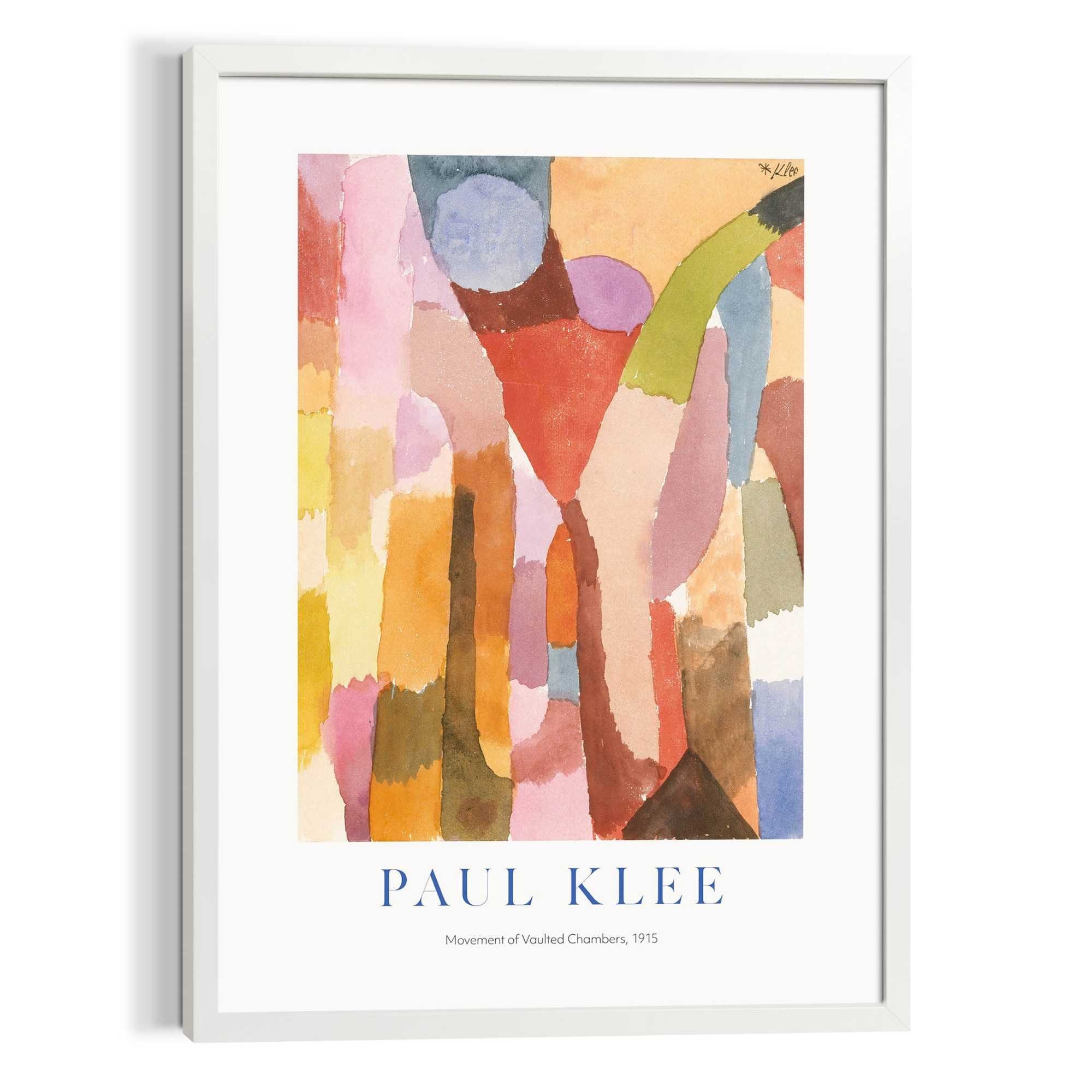 Reinders! Artprint op linnen Paul Klee I foto schilderijen multicolor