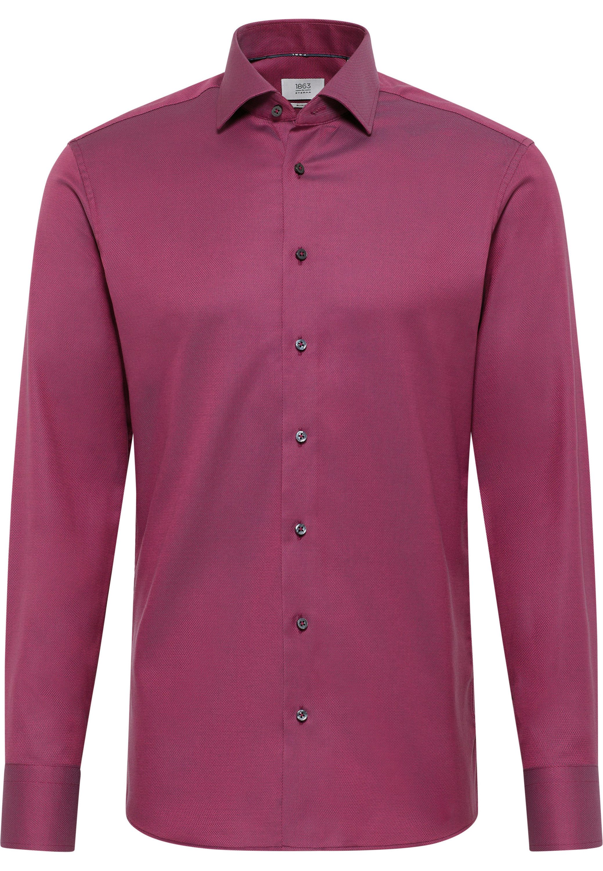 Eterna Overhemd met lange mouwen Slim fit NON IRON (strijkvrij)