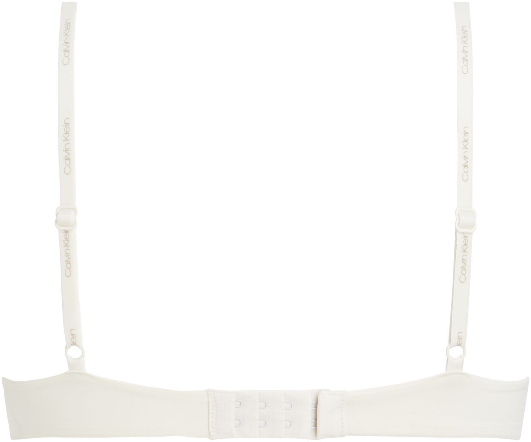 Calvin Klein Push-up-bh PUSH UP PLUNGE met logo-print op de bandjes