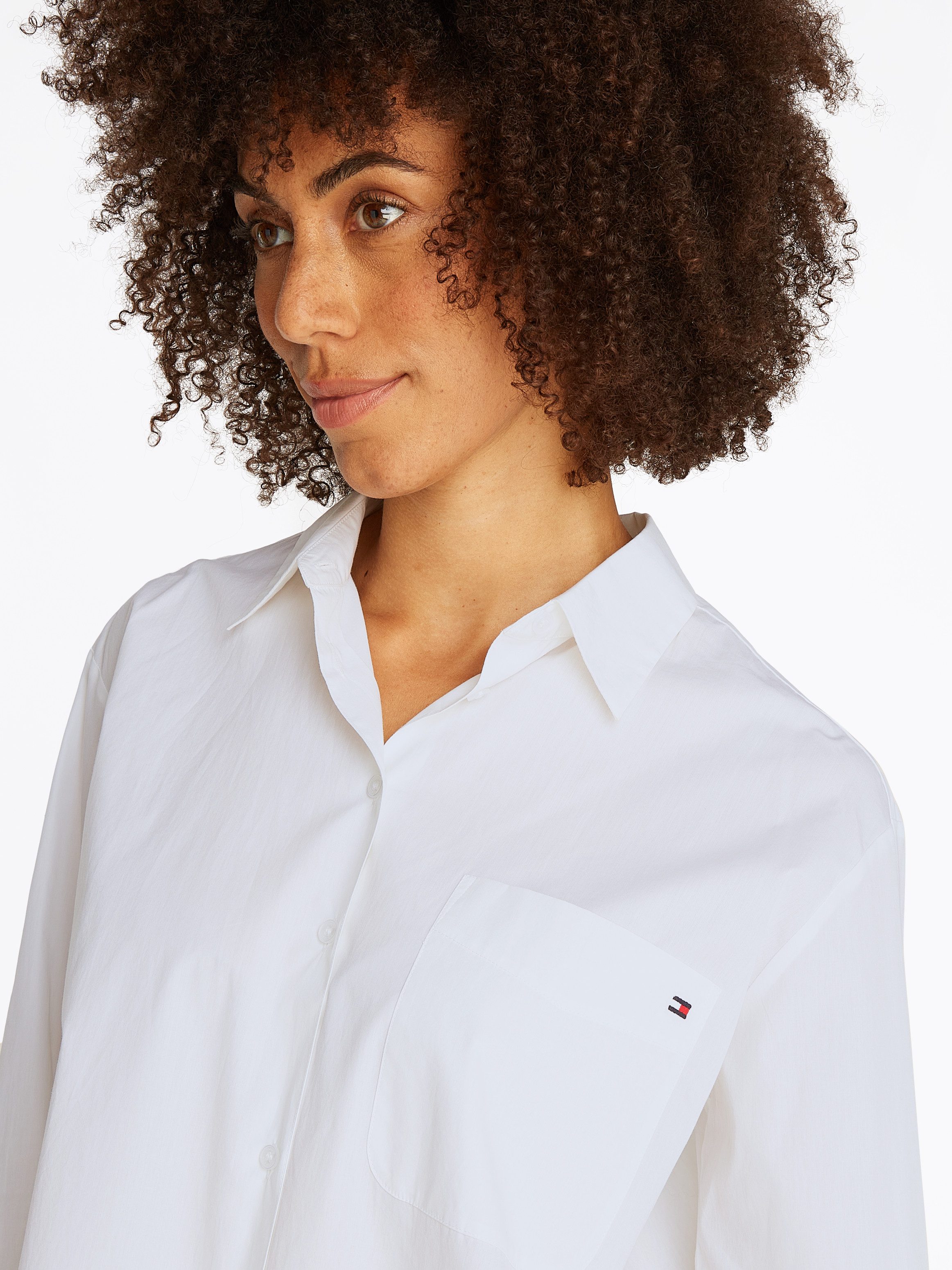Tommy Hilfiger Overhemdblouse ESS POPLIN EASY FIT SHIRT