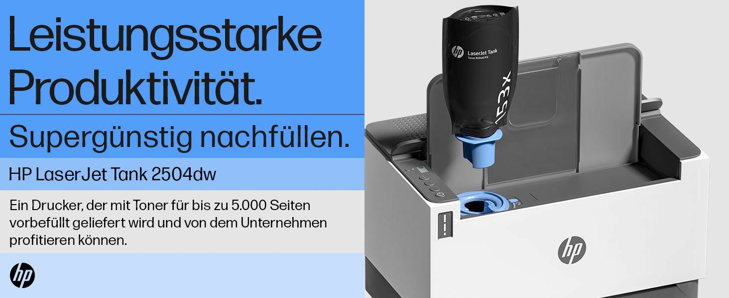 HP Laserprinter LaserJet Tank 2504dw