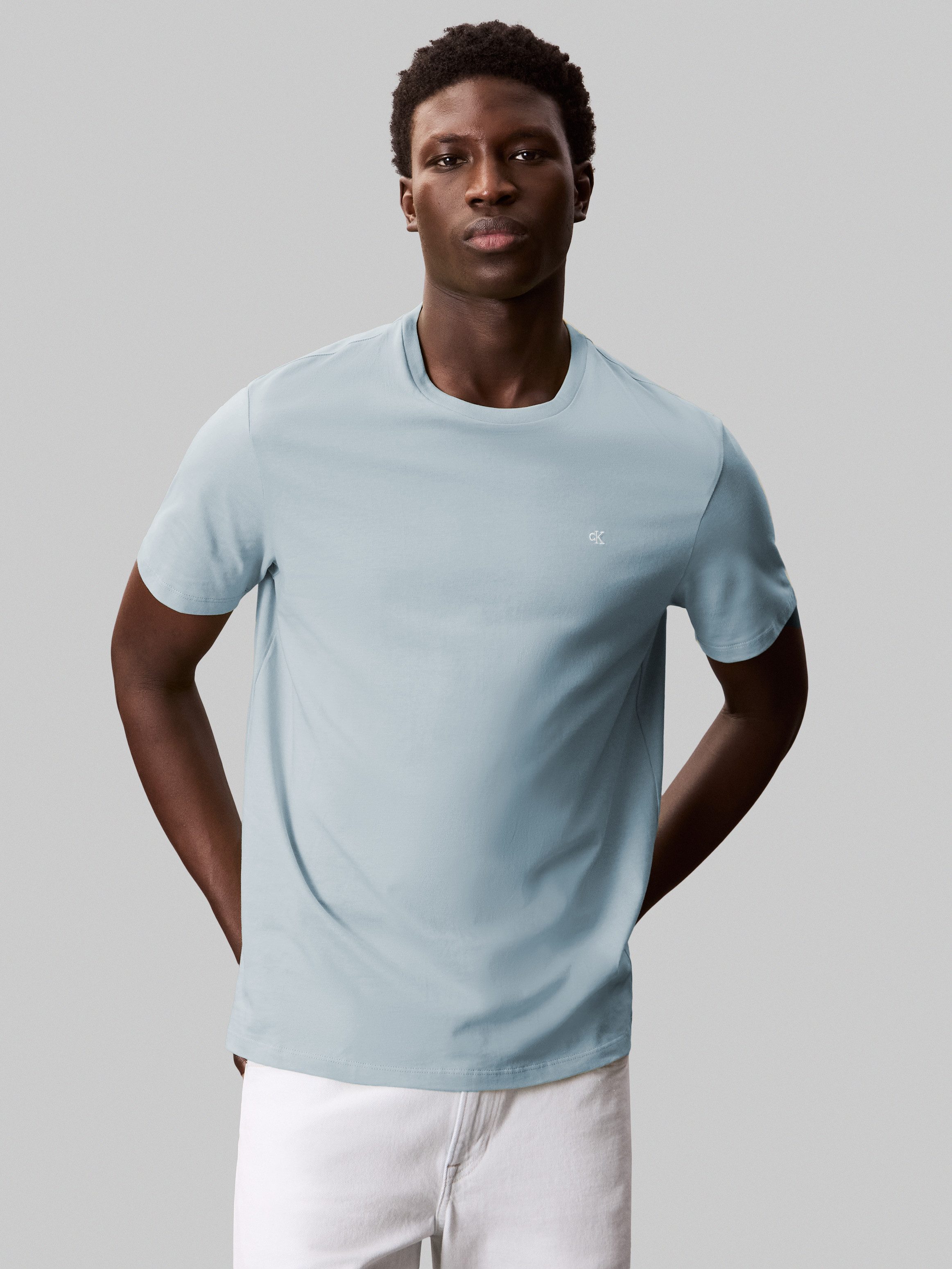 Calvin Klein T-shirt SS SMOOTH CTTN SOLID CREWNK TEE