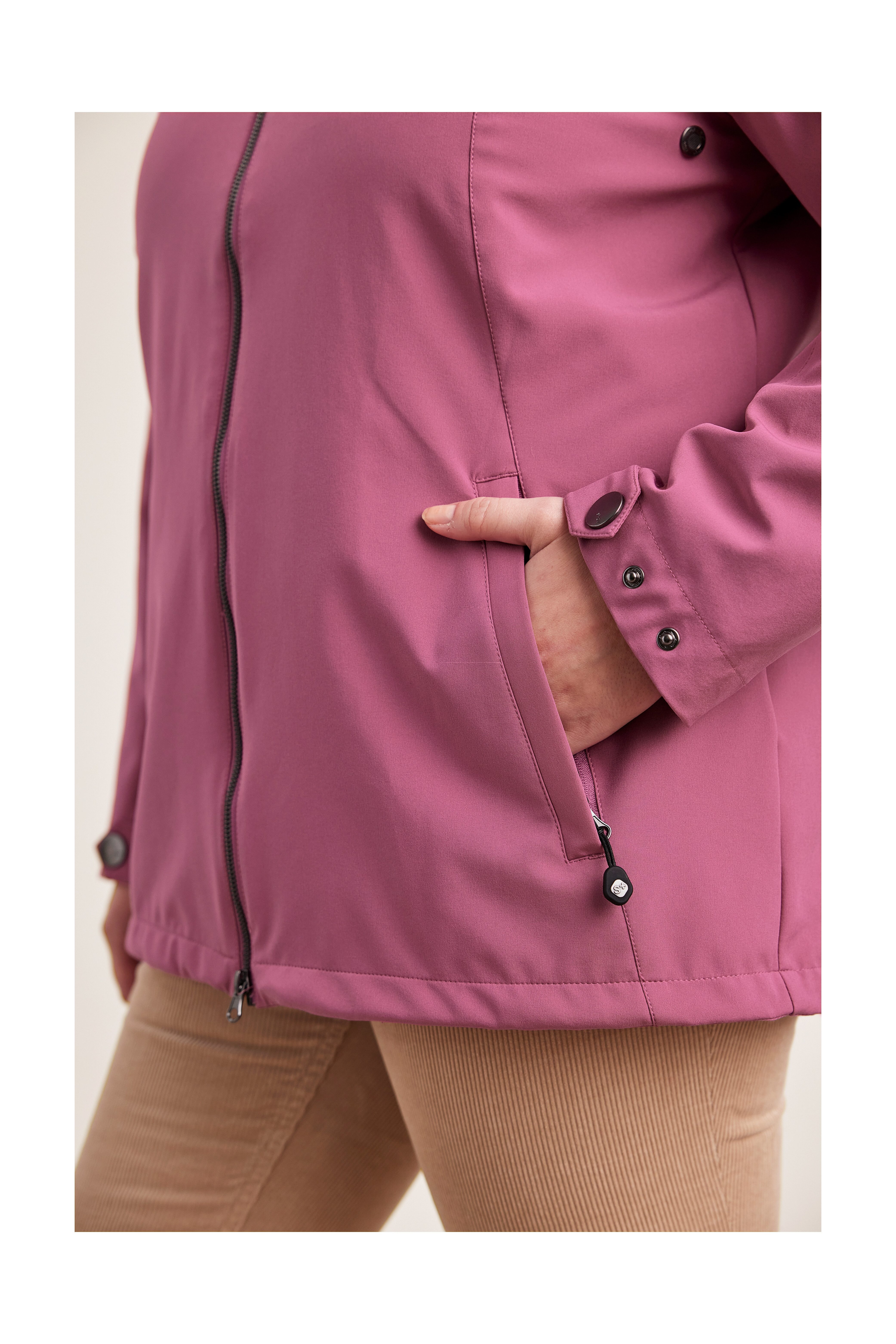 STOY Softshell-jack STS 1 WMN SFTSHLL JCKT Dames softshelljack: waterafstotend, winddicht, ademend