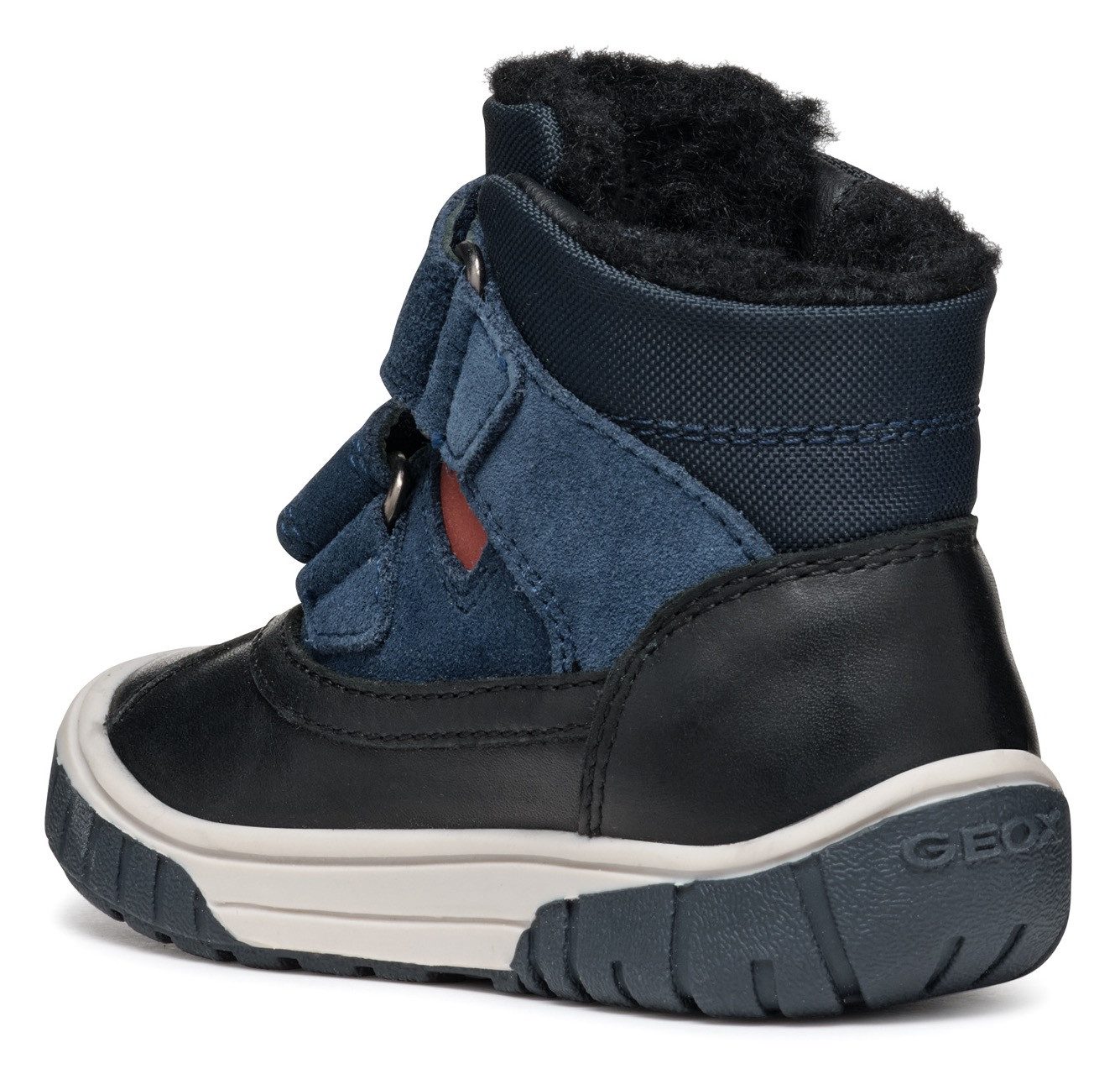 Geox Winterlaarzen B OMAR BOY WPF C Klittenbandlaarzen, babylaarzen winterlaarzen met warme voering