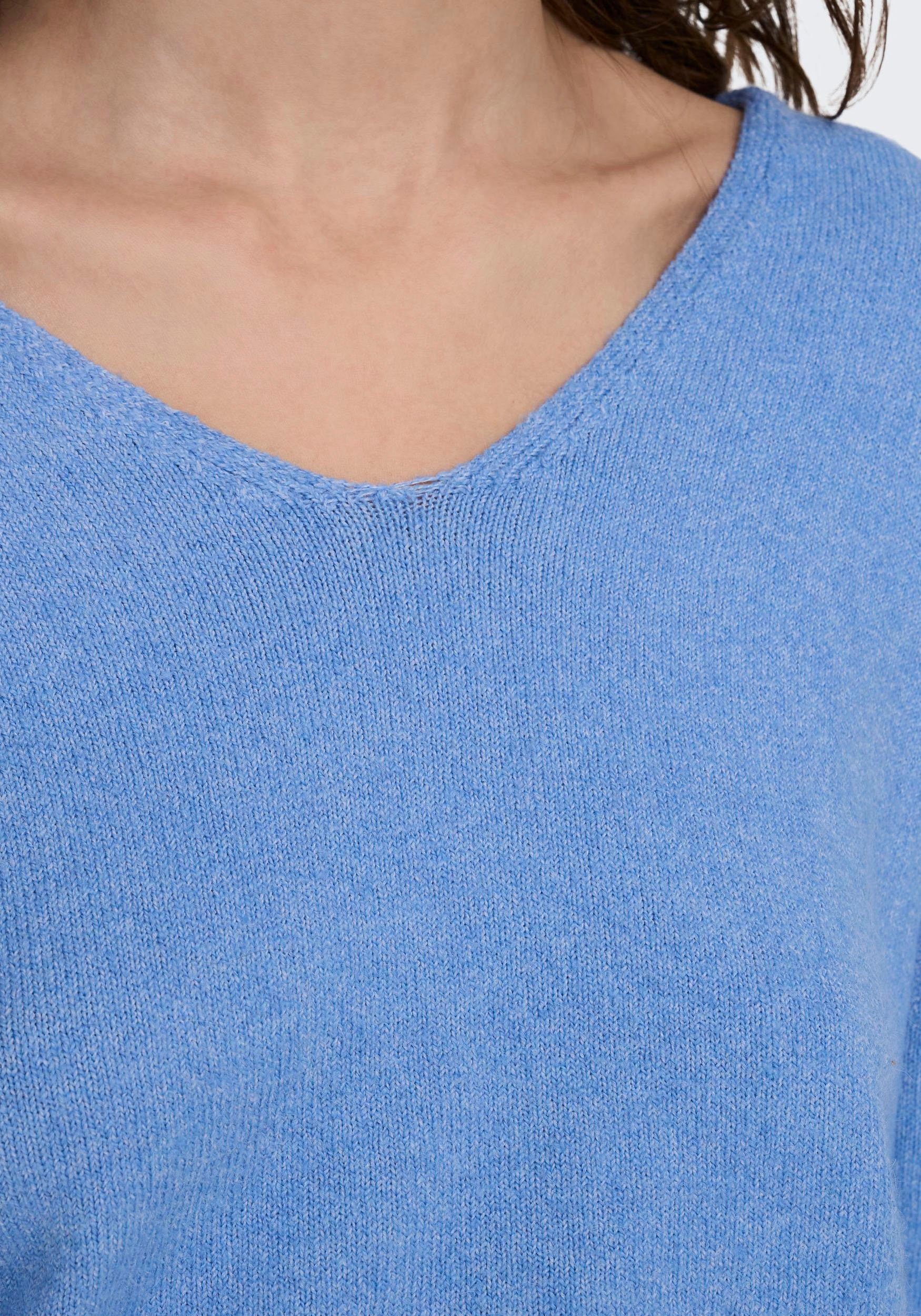 Only Trui met V-hals ONLRICA LIFE L/S V-NECK PULLO KNT NOOS