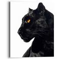 reinders! artprint zwarte panter dierenportret - blik opzij (1 stuk) zwart