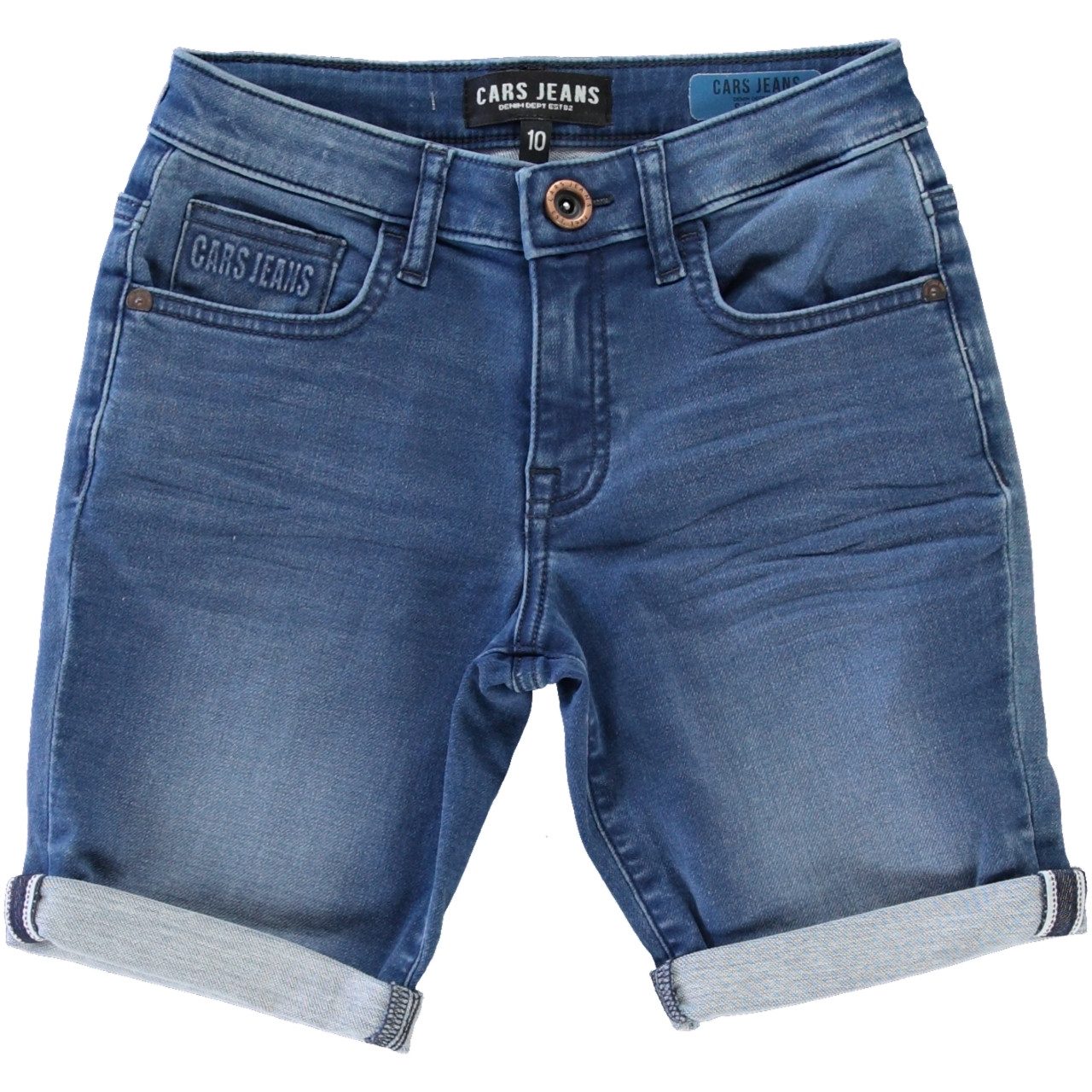 CARS Jeansshort SEATLE Short heren korte spijkerbroek maat M blauw