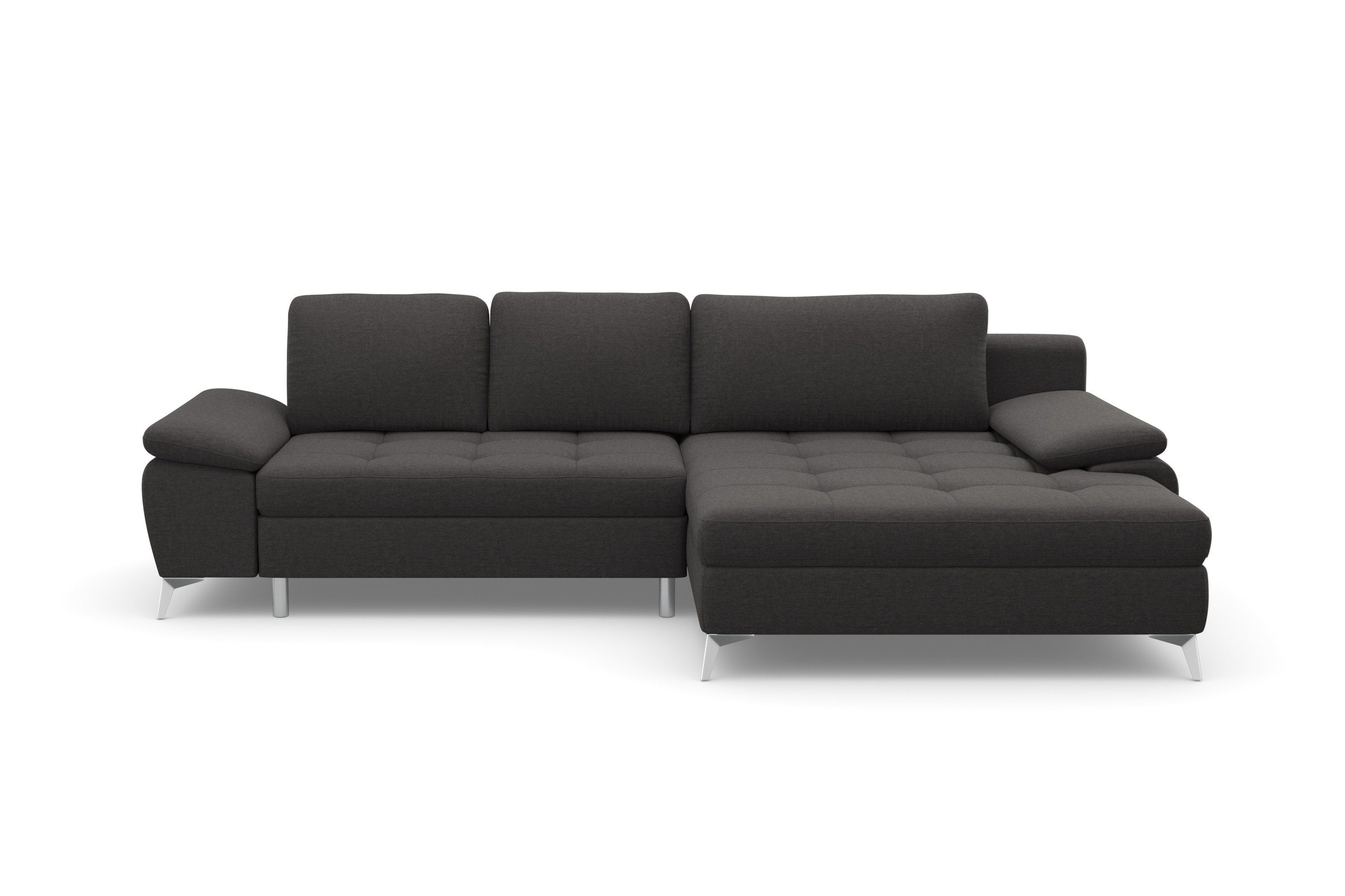 sit&more Hoekbank Latigo L-vorm met mega-récamier, naar keuze met slaapfunctie en bedkist