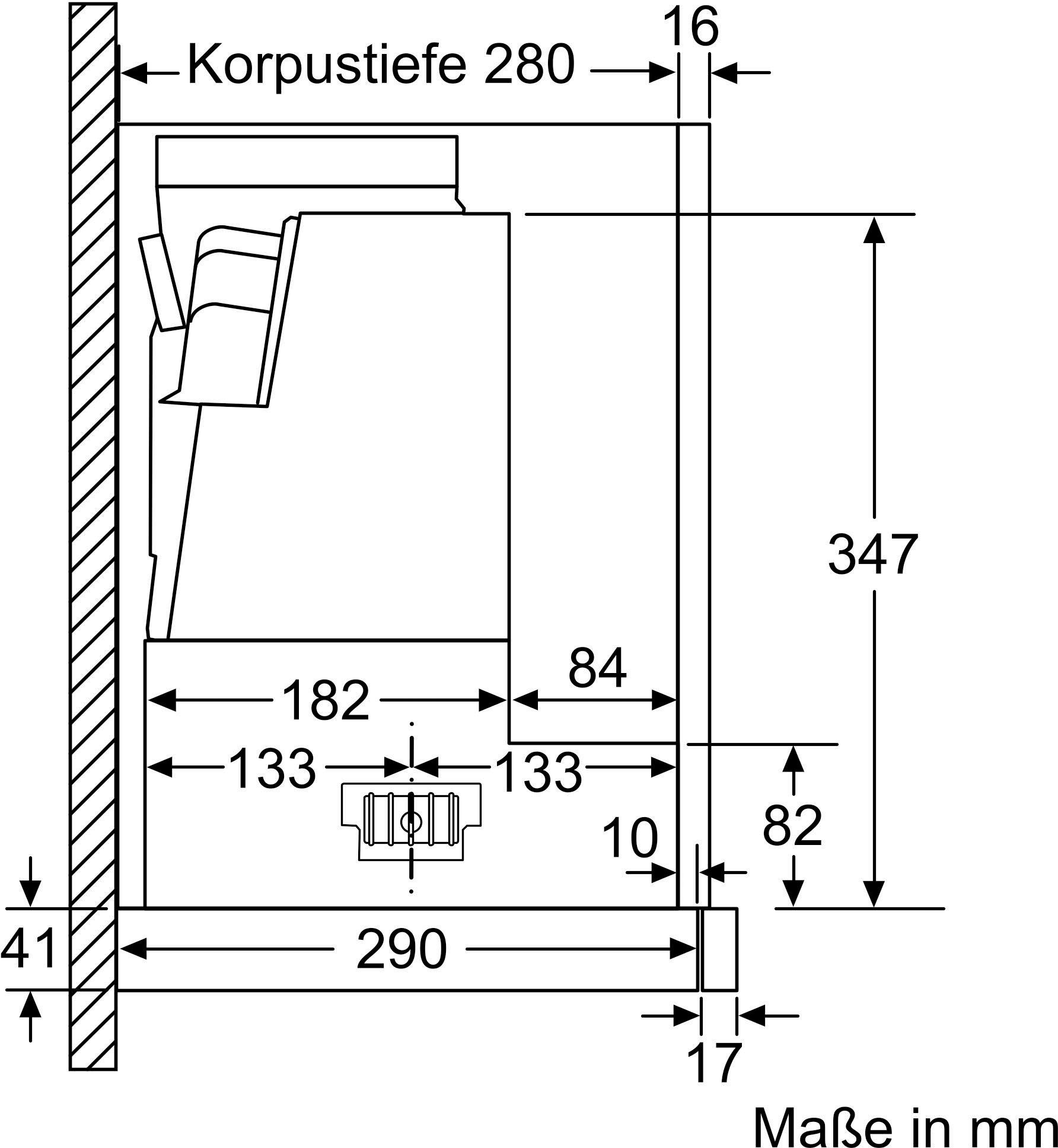 BOSCH Vlakscherm-afzuigkap DFR097A52