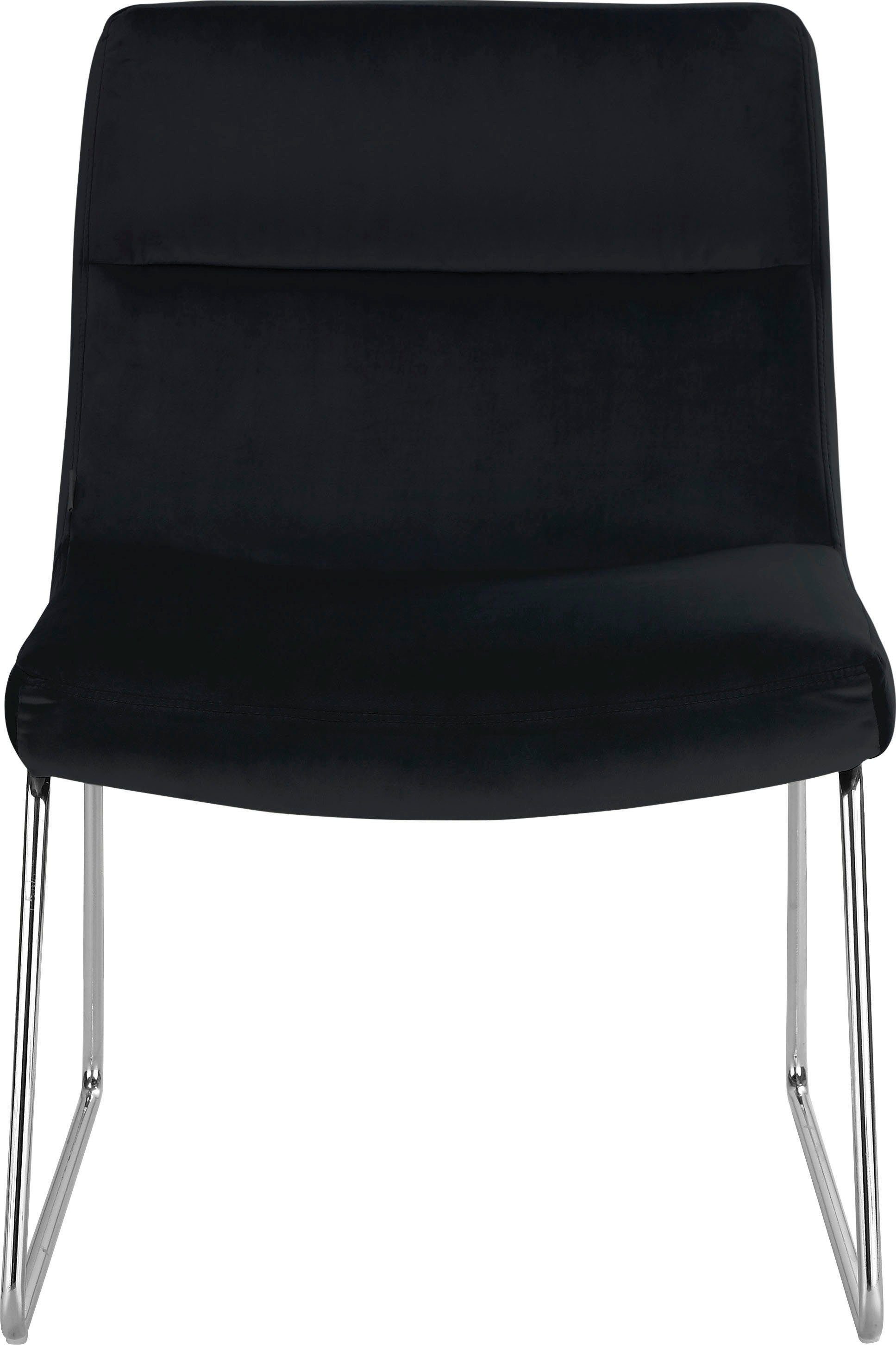 andas Fauteuil Gil, loungestoel woonkamer, Fluwelen bekleding, in drie kleurvarianten, zithoogte 47,5 cm