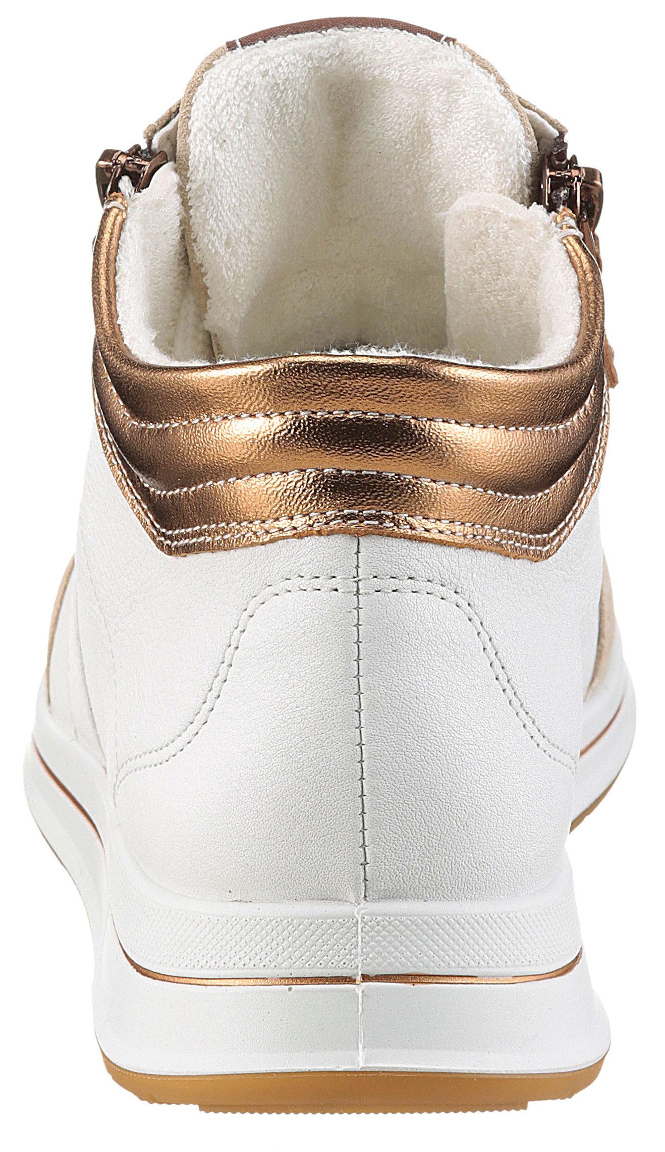 Ara Sneakers met sleehak OSAKA , veterschoenen, high top sneaker, vrijetijdsschoen in breedte g (= breed)