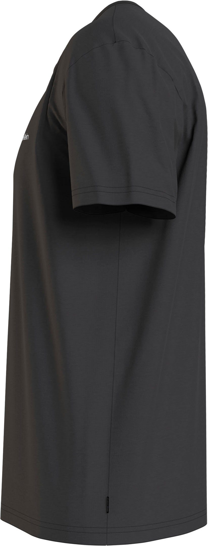Calvin Klein T-shirt Micro Logo van dikke winterjersey, met logoprint