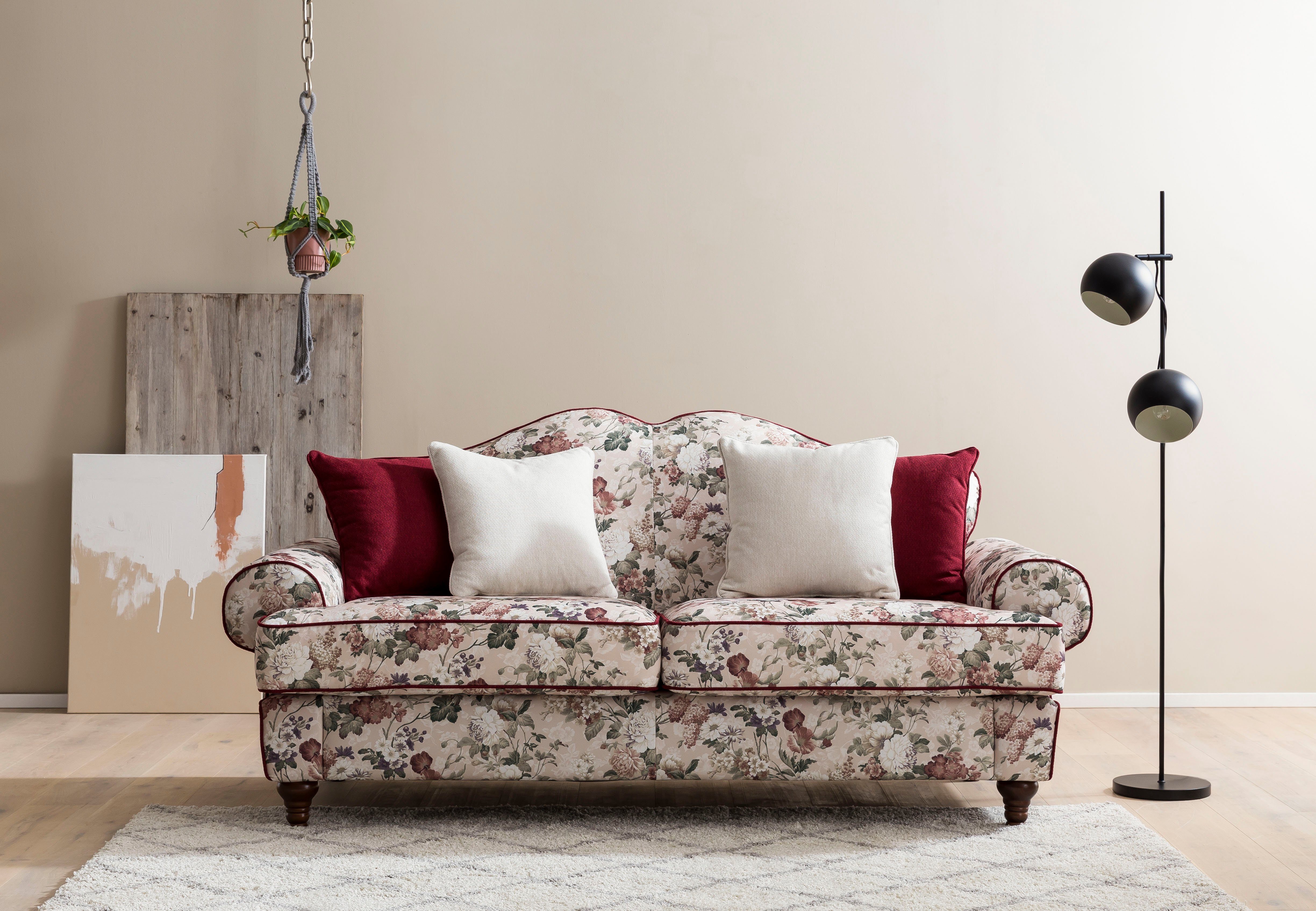 home affaire 3-zitsbank wit