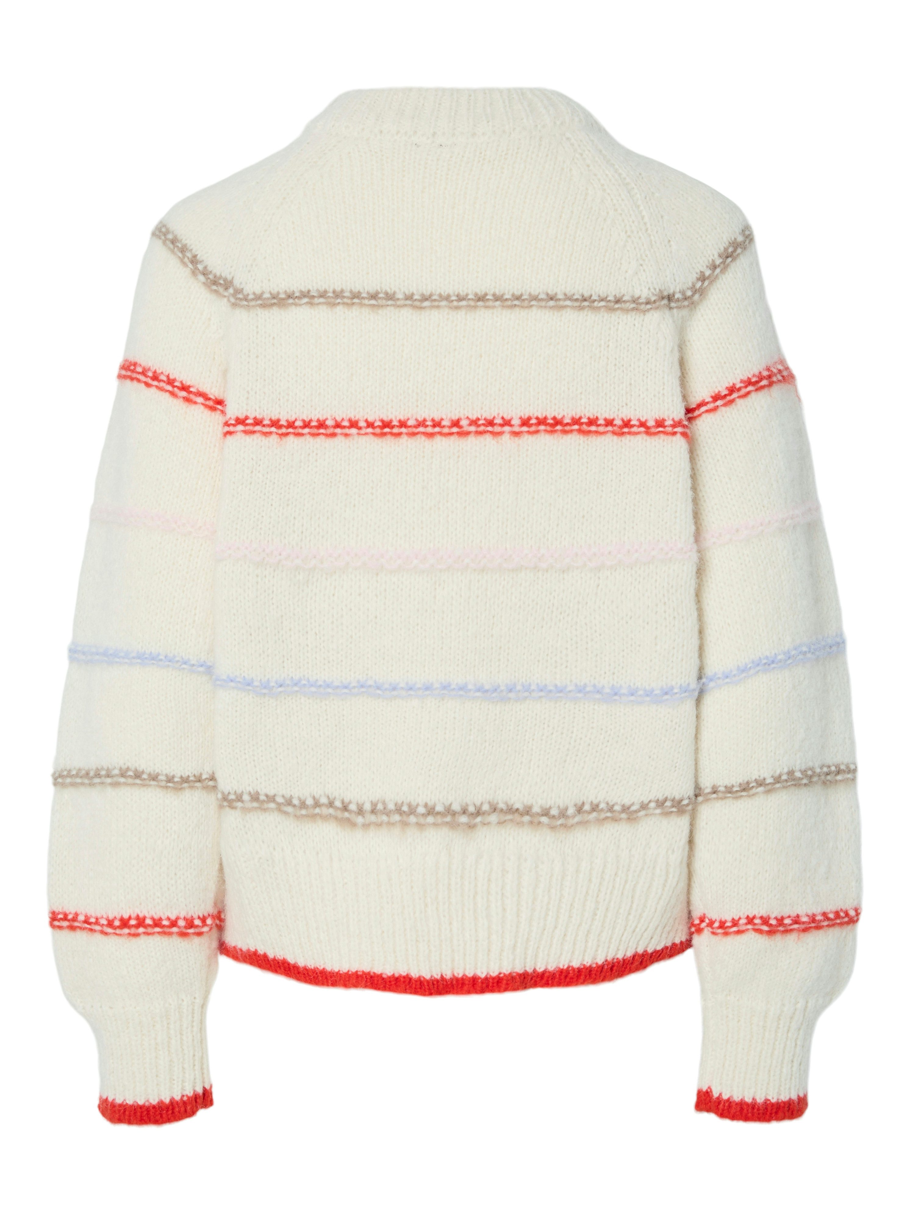 pieces Gebreide trui PCNELIA LS O-NECK KNIT NOOS BC