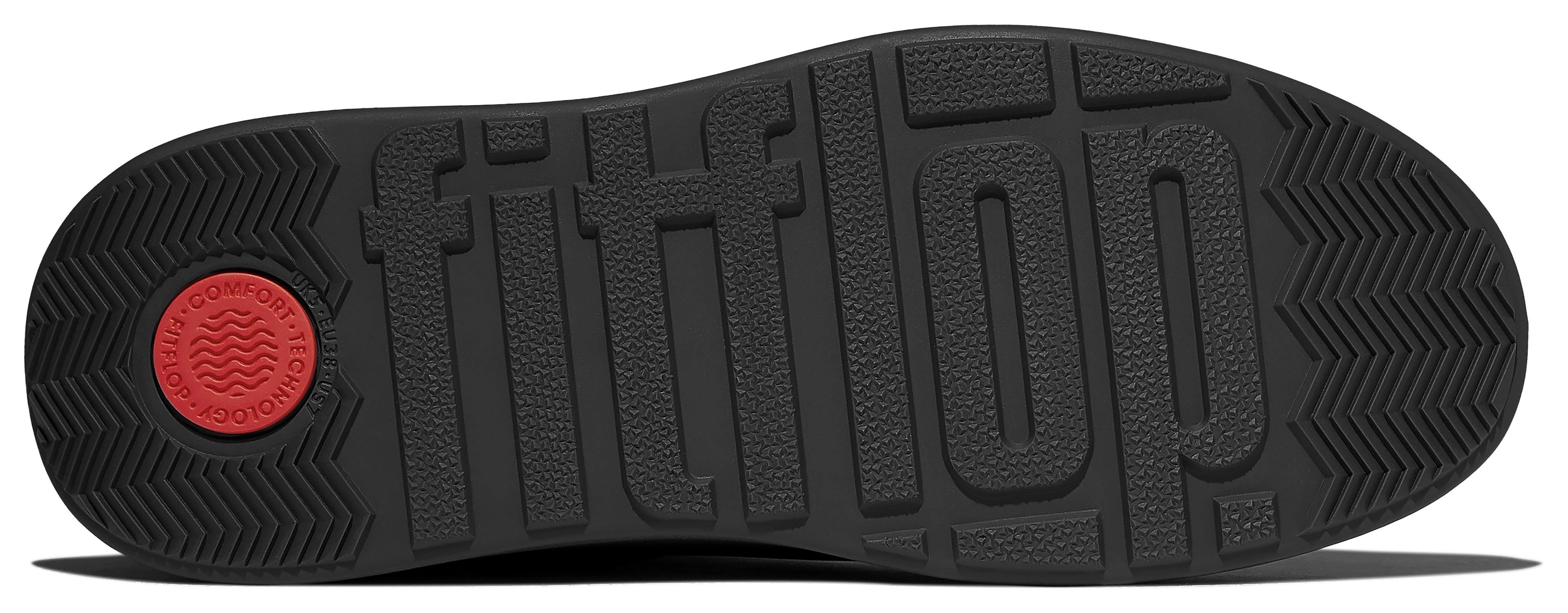 Fitflop Plateaulaarsjes F-MODE SQUARE-RING Boots, chunky boots met plateauzool