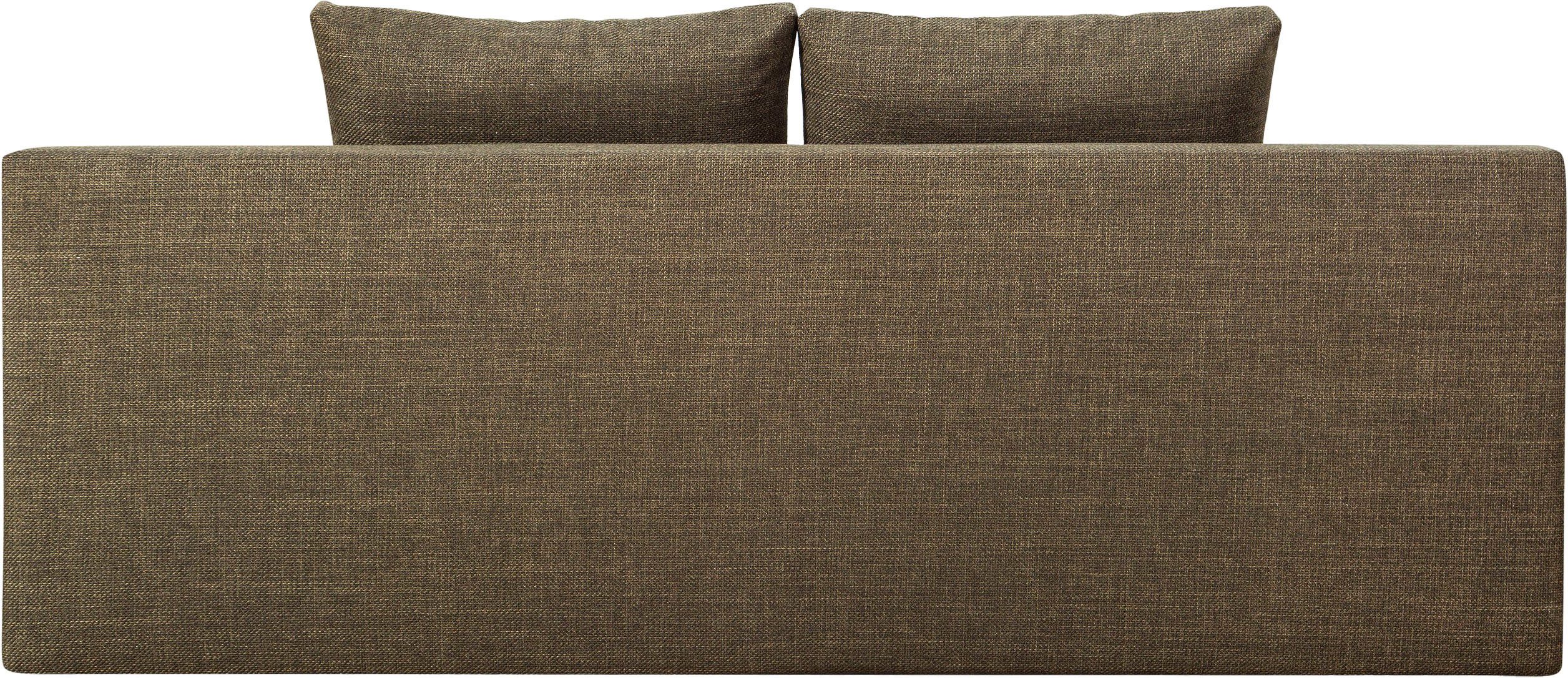COLLECTION AB Slaapbank Tania met bedfunctie en bedlade comfortabele zitcomfort: veren-kern bekleding, inclusief rugkussen