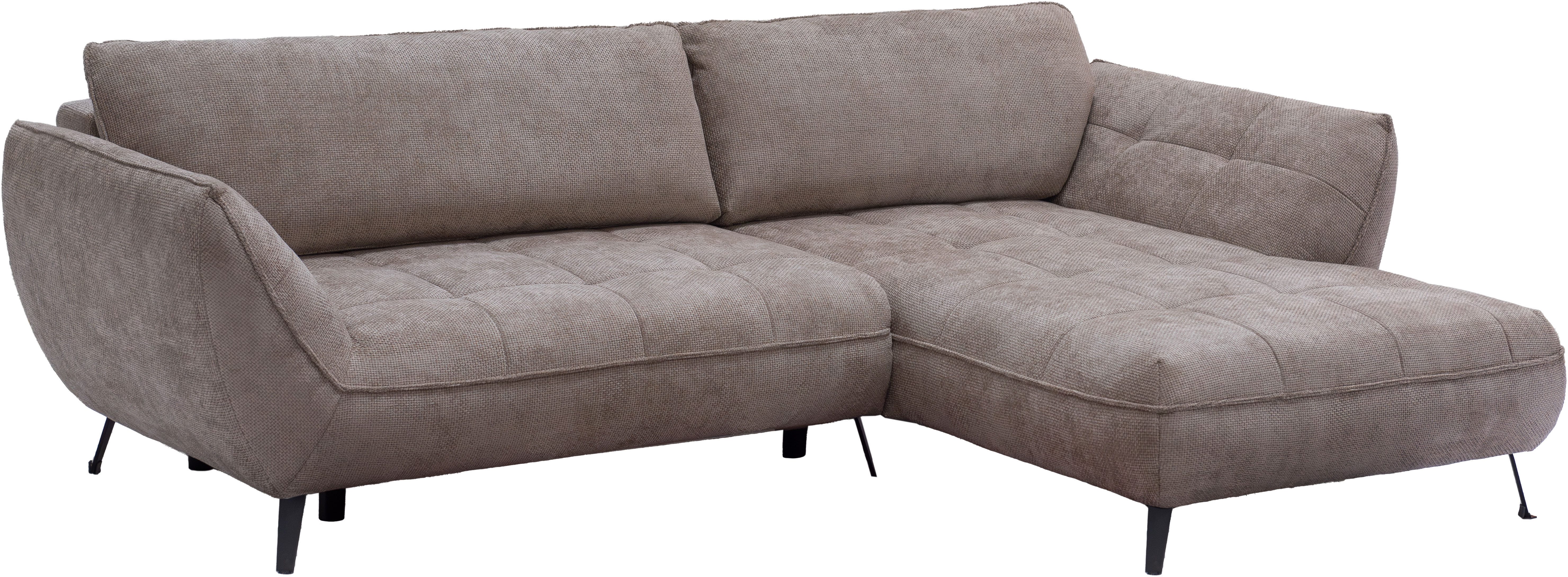 exxpo - sofa fashion Hoekbank Samoa, comfortabel en modern, met Easy-Lift bedfunctie, L-vorm
