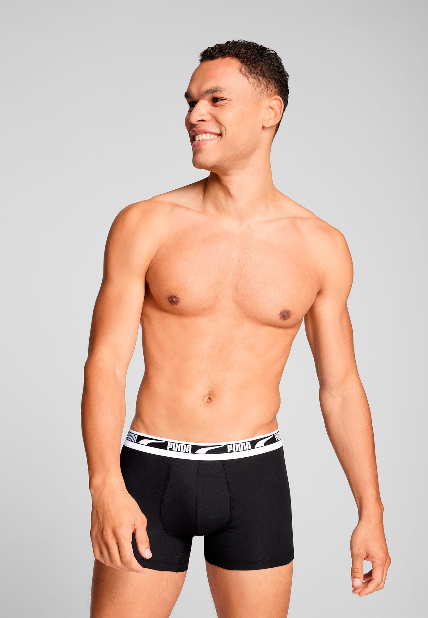 PUMA Boxershort PUMA MEN EVERYDAY MULTI LOGO BOXERS 2P (Set van 2)