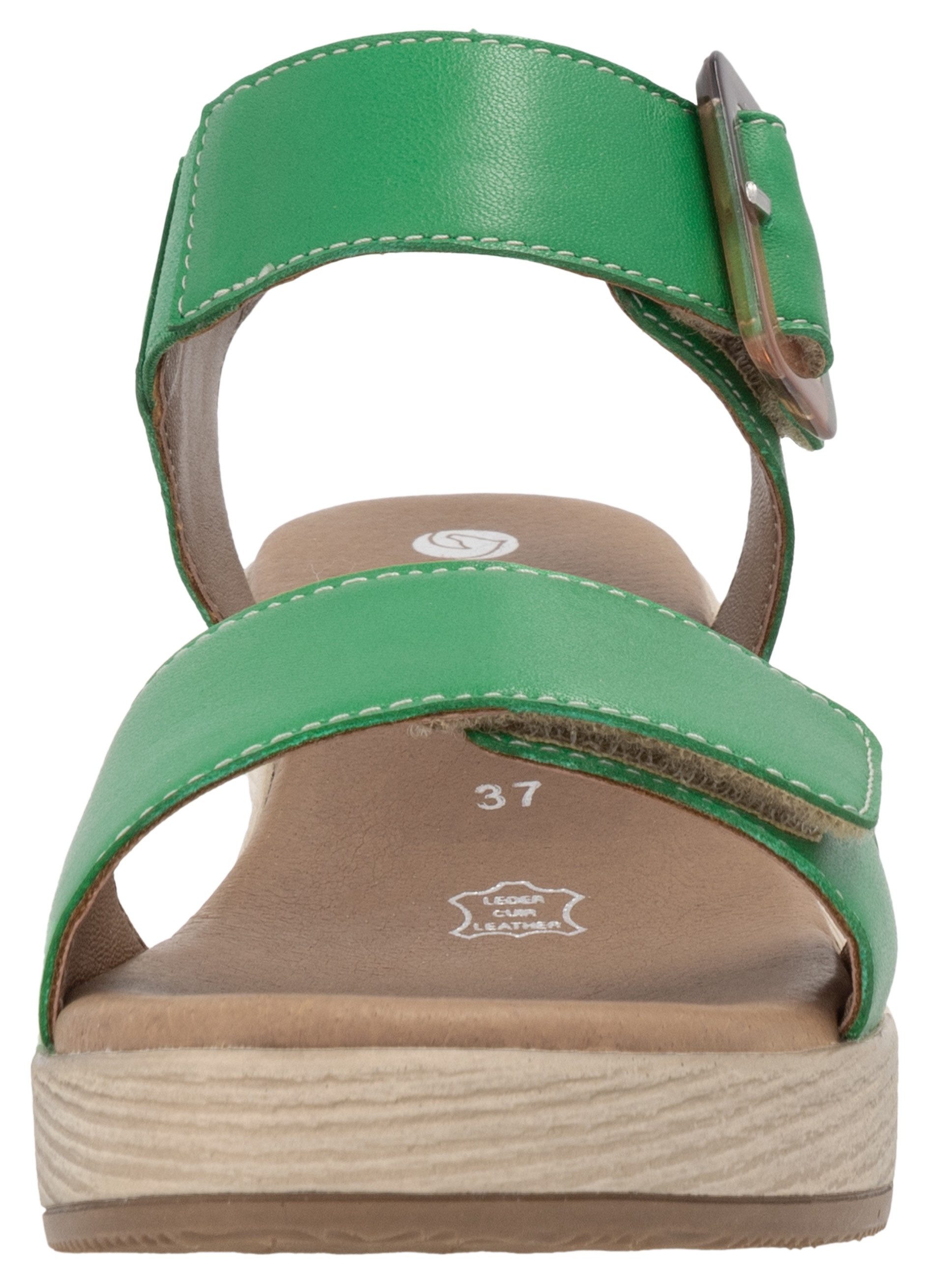 Remonte Sandaaltjes ELLE-Collection , blokhak, zomerschoen, sandaal met klittenbandsluitingen