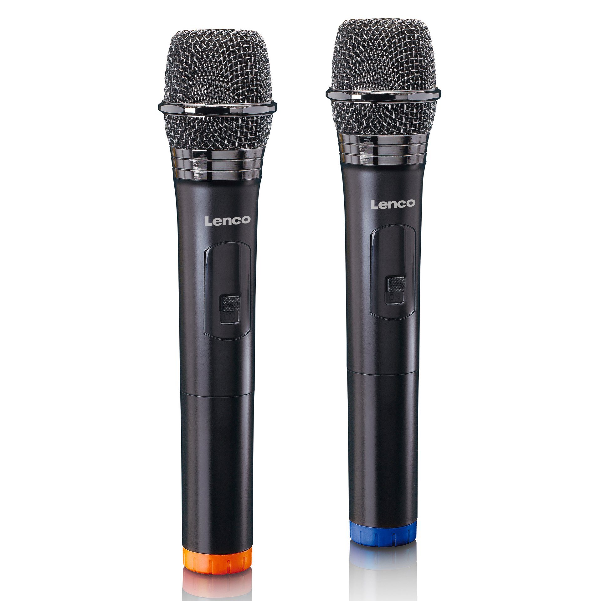 Lenco Microfoon MCW-020BK - Set met 2 draadloze microfoons