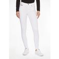 tommy jeans skinny fit jeans nora mr skny ce237 met tommy jeans-logobadge  borduursels wit