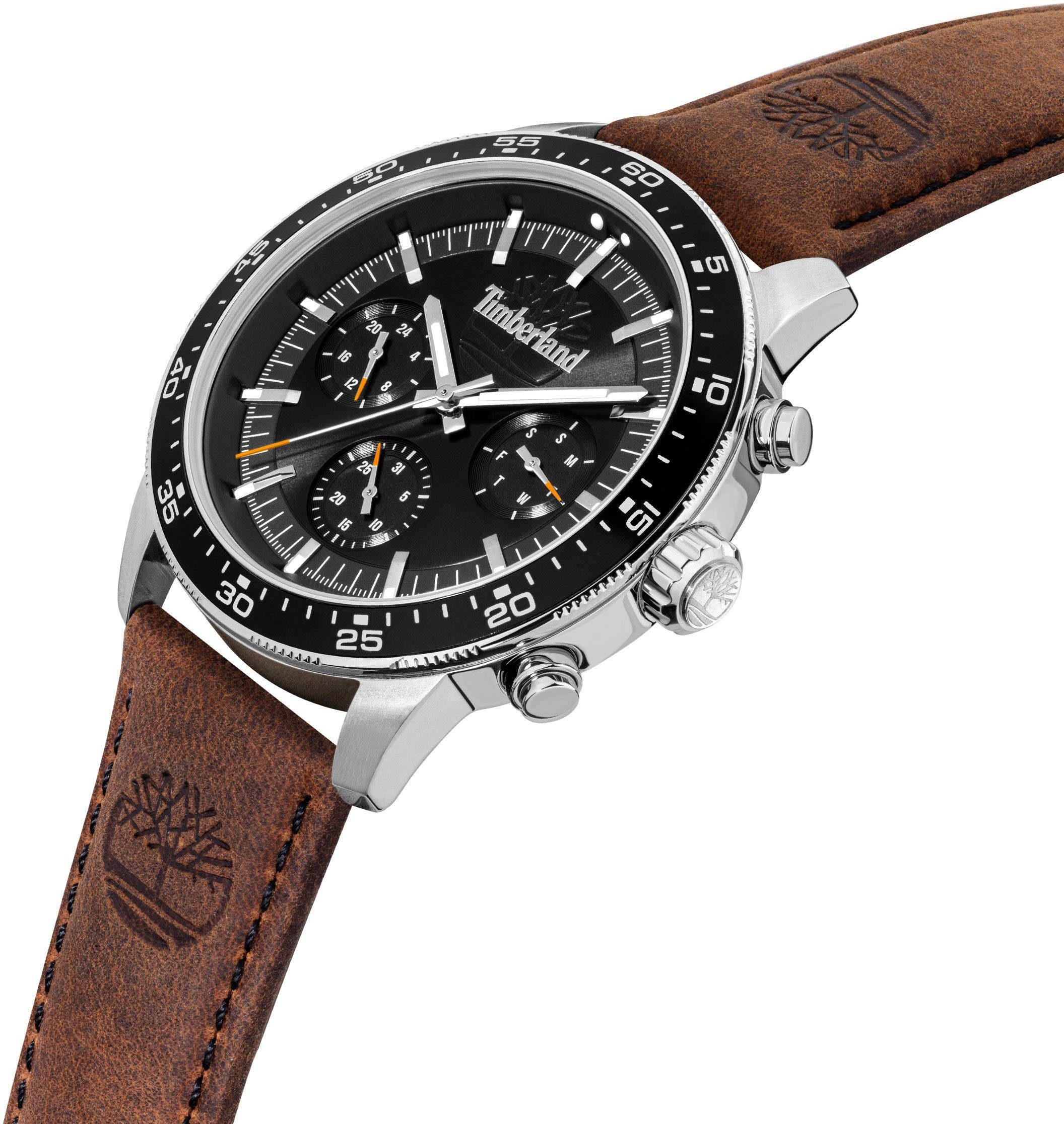 Timberland Multifunctioneel horloge PARKMAN Horloge, quartzhorloge, herenhorloge, datum