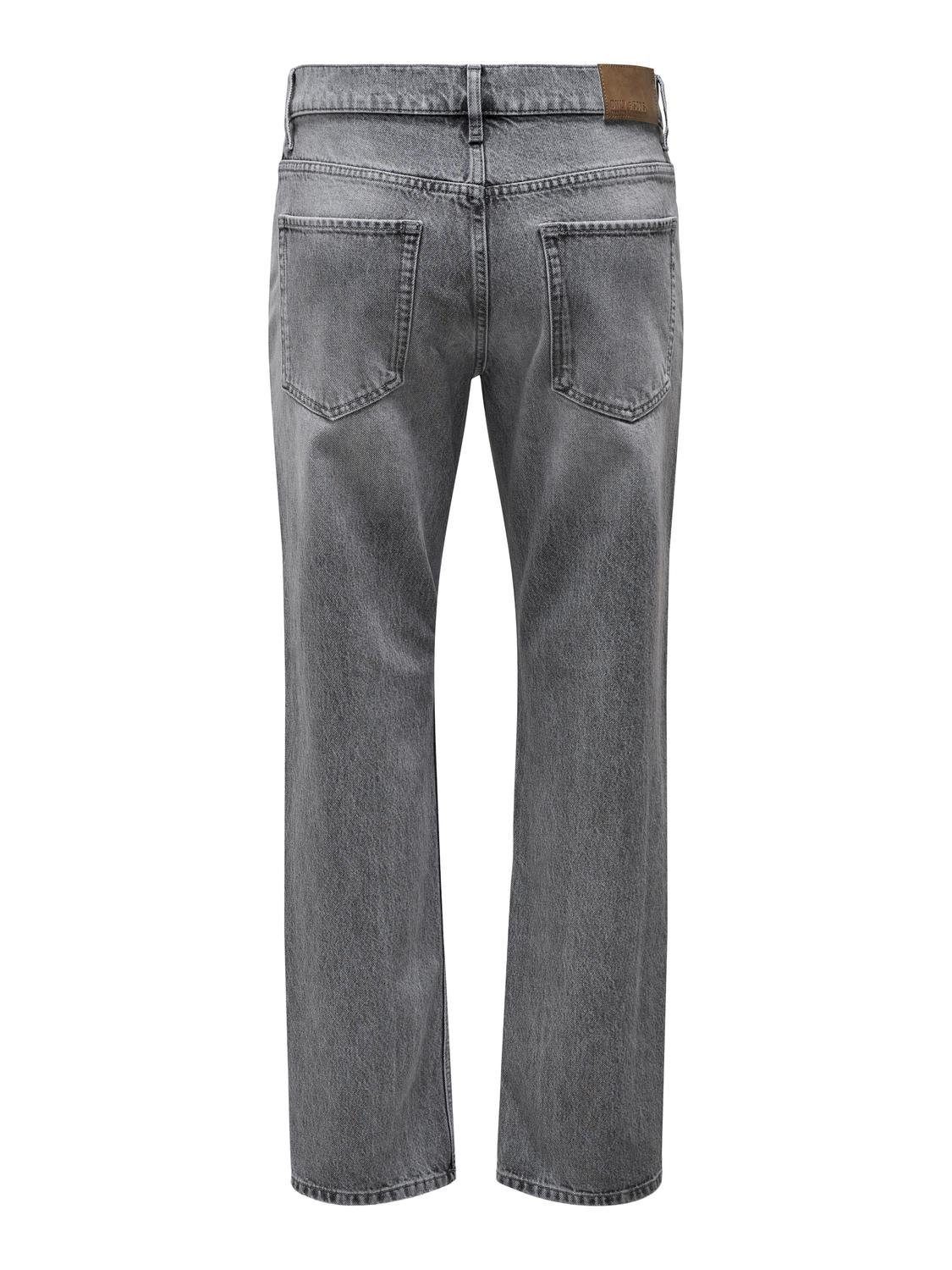 ONLY & SONS Regular fit jeans ONSEDGE STRAIGHT BROMO 0017 DOT DNM NOOS