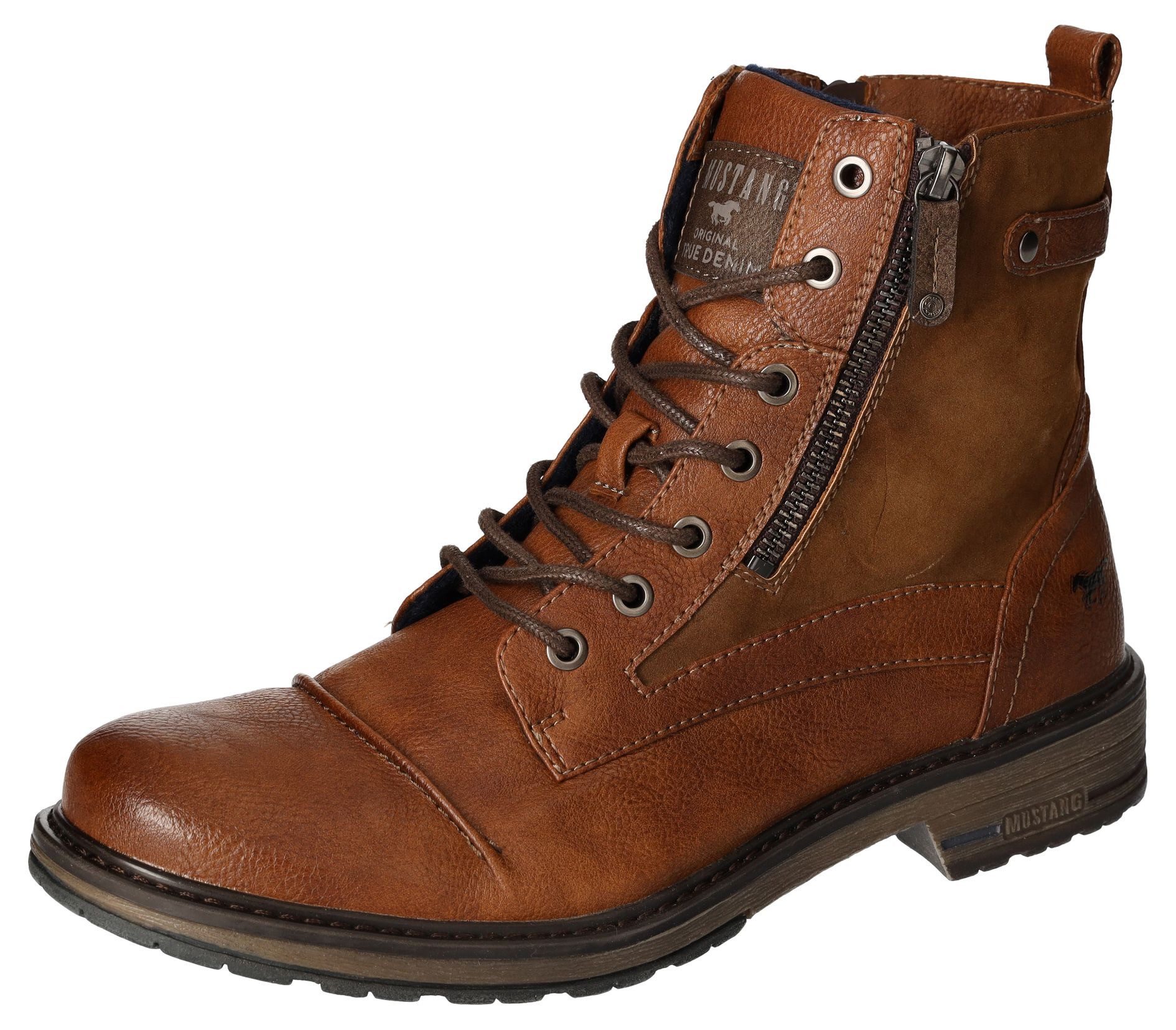 Mustang Shoes Veterschoenen Herfst schoen, veterschoen met praktische aantrekloop