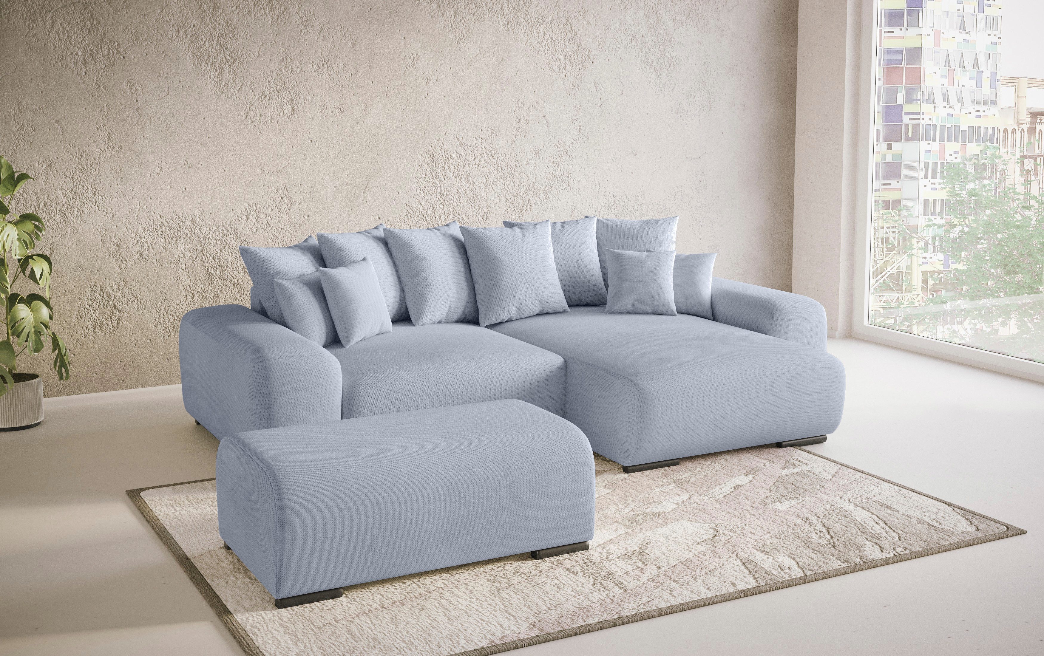 Mr. Couch Hoekbank Sundance, L-vorm Permanente slaper met bed, bedbox, tot 140 kg belastbaar