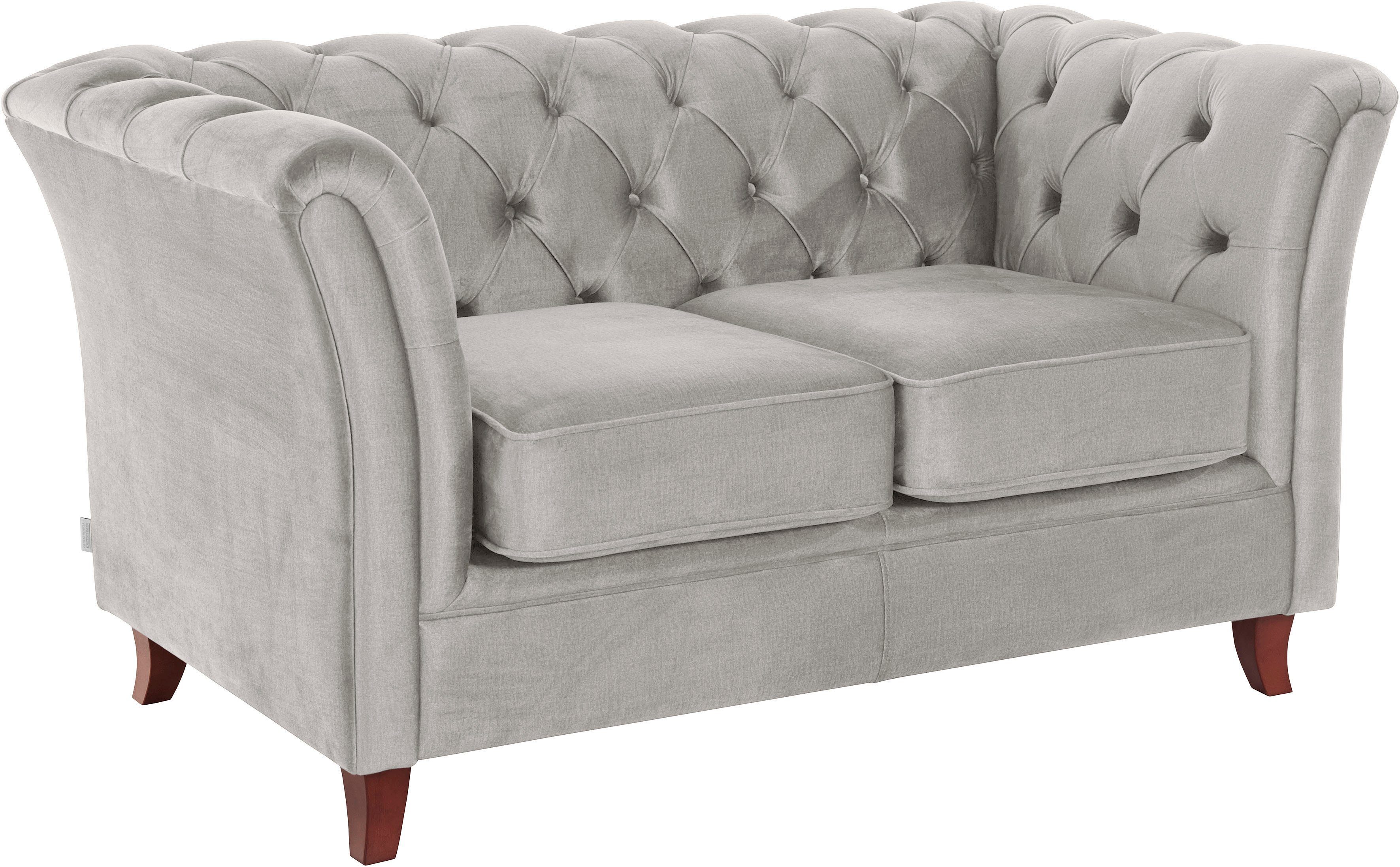 Home affaire Chesterfield-bank Reims met echte chesterfield-capitonnage, uitstekende verwerking