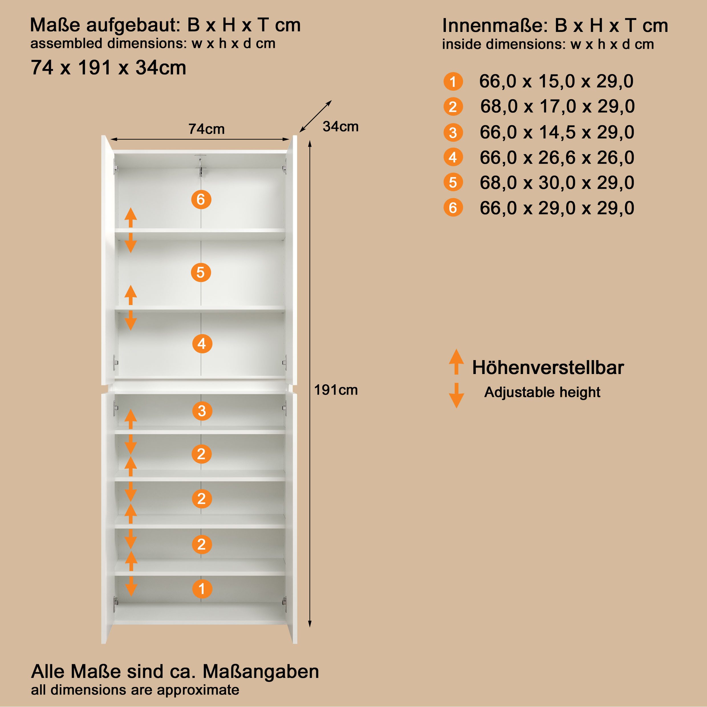 INOSIGN Multifunctionele kast NOVARA