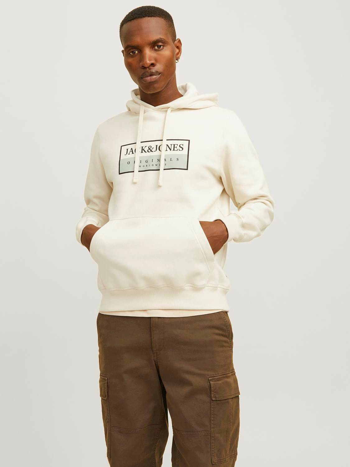 Jack & Jones Hoodie JORFREDERIKSBERG BOX SWEAT HOOD SN