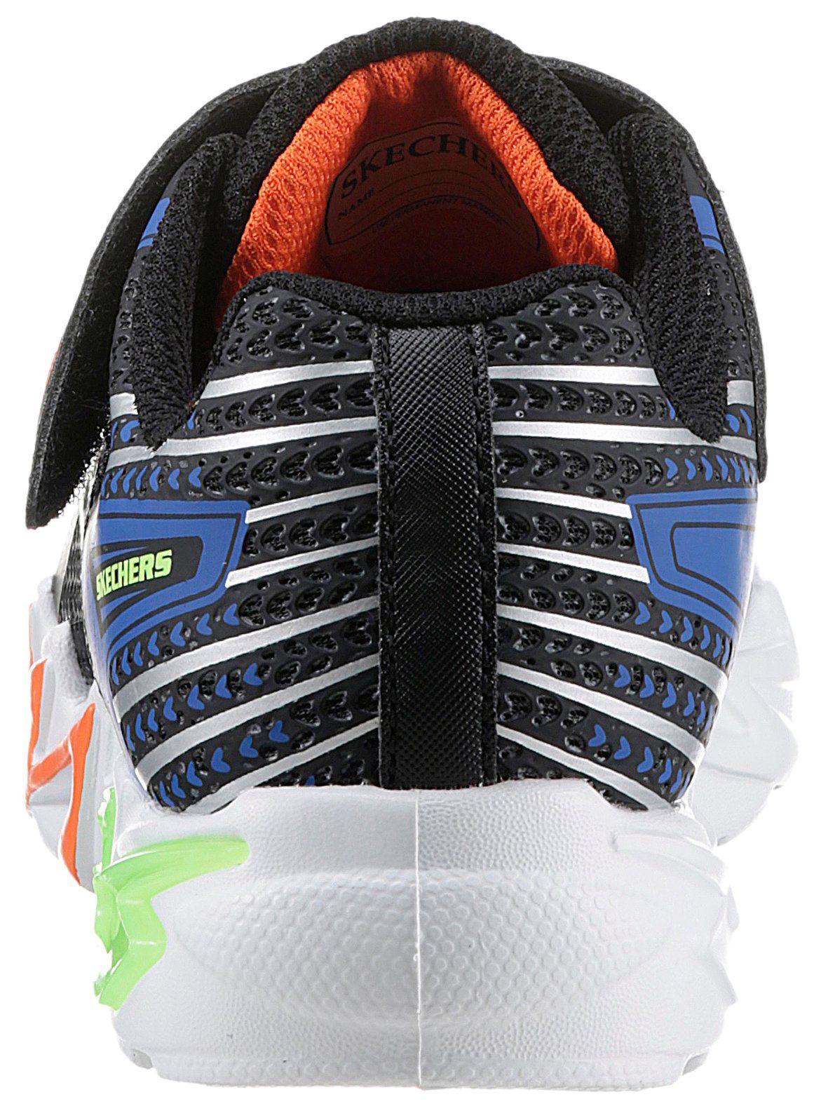 Skechers Slip-on sneakers FLEX-GLOW 3.0 , sneaker, klittenbandschoen, kinderschoen met opvallende zool