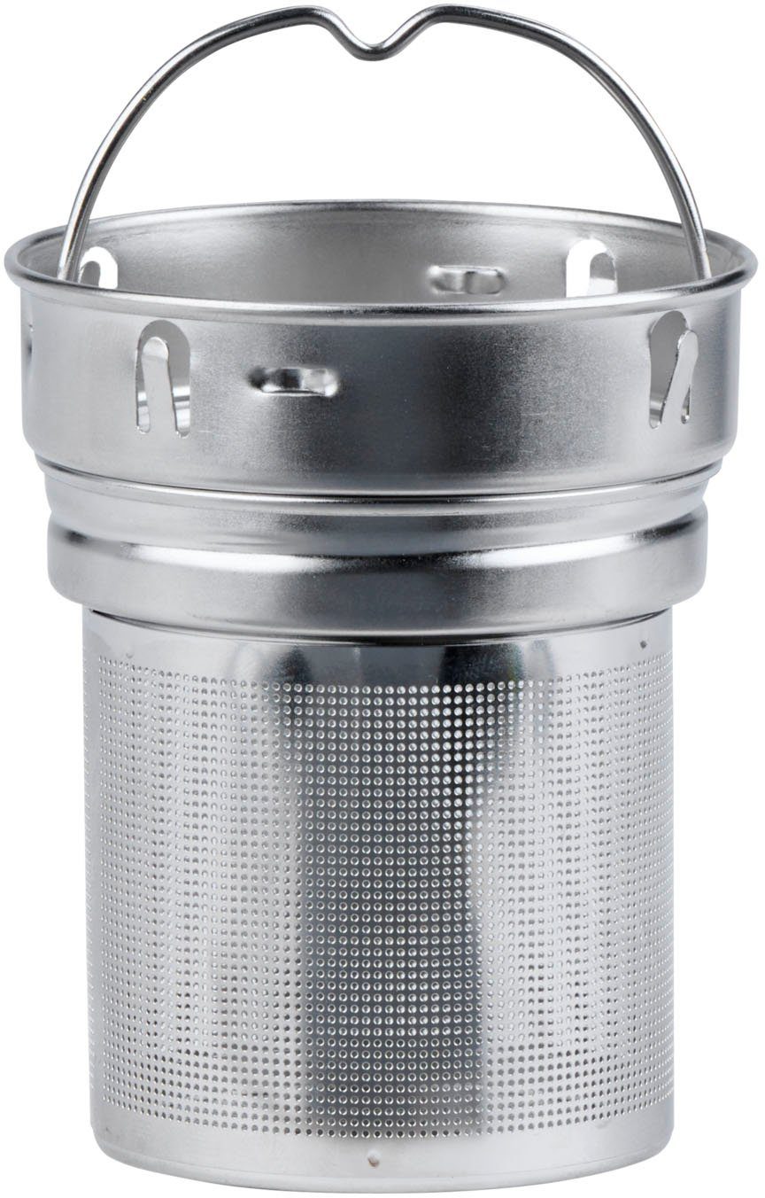 Emsa Thermosbeker Tea Mug Theekop, 400 ml, 100% dicht, 3-delig, met uitneembaar theefilter (set, 3-delig)